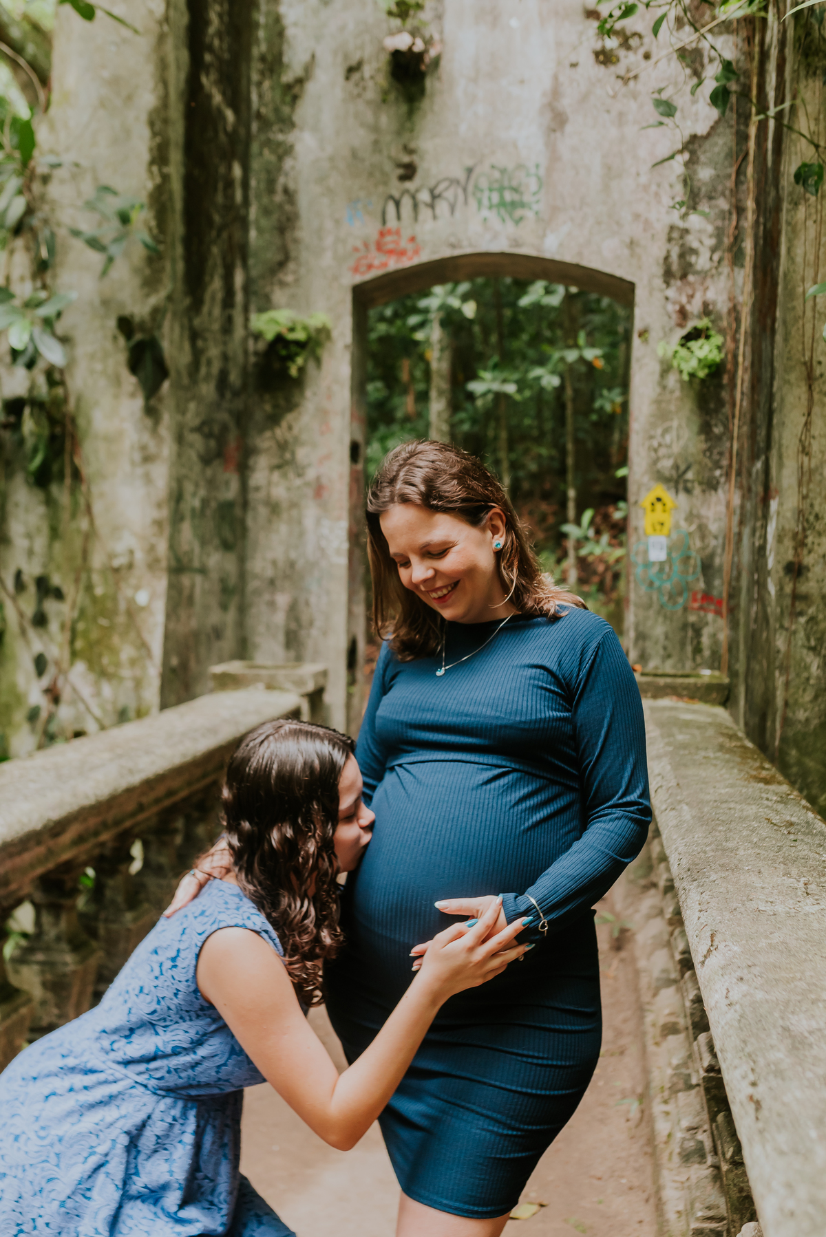fotografia ensaio externo gestante fotografa familia parque Lage Rio de Janeiro a espera do vincenzo