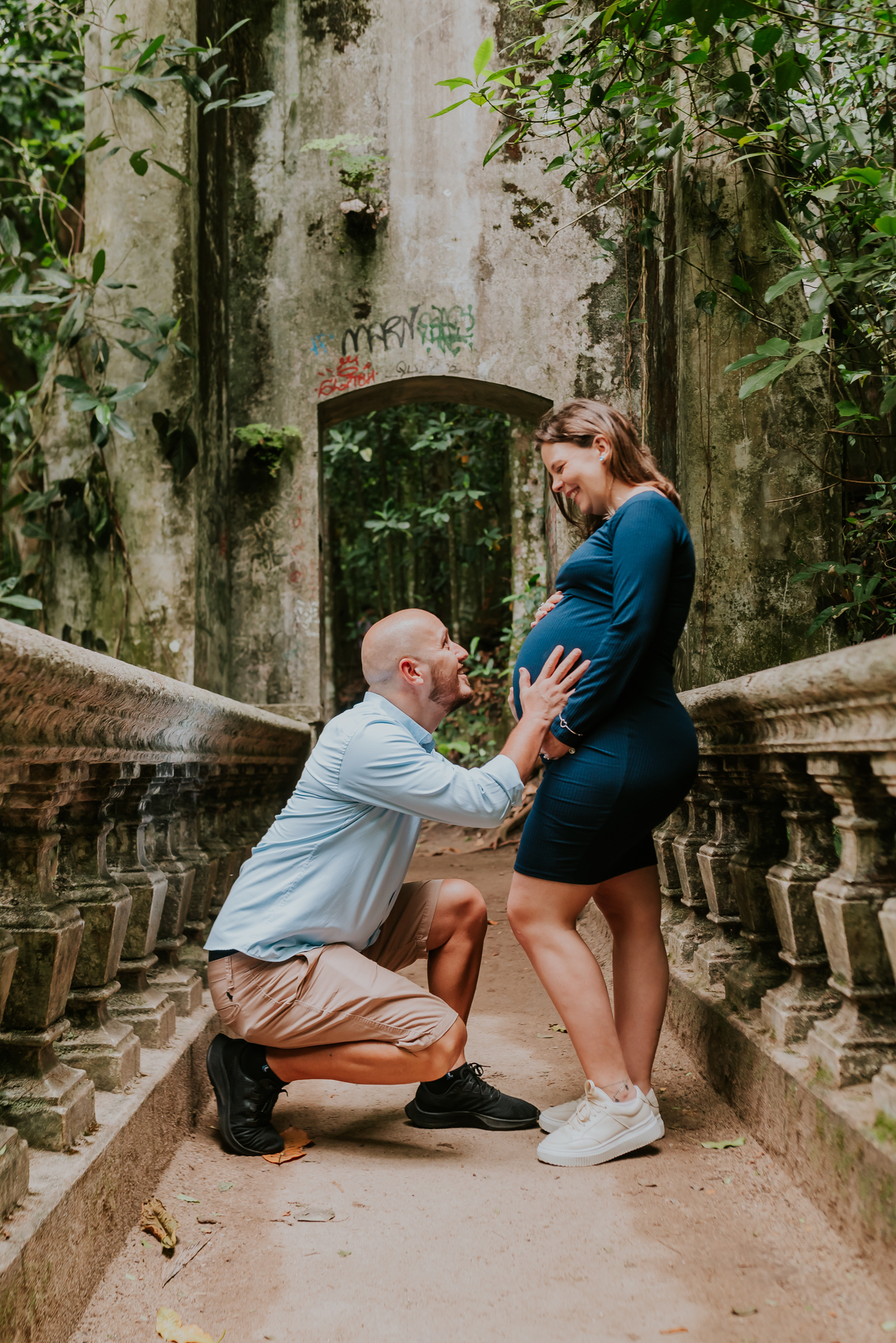 fotografia ensaio externo gestante fotografa familia parque Lage Rio de Janeiro a espera do vincenzo