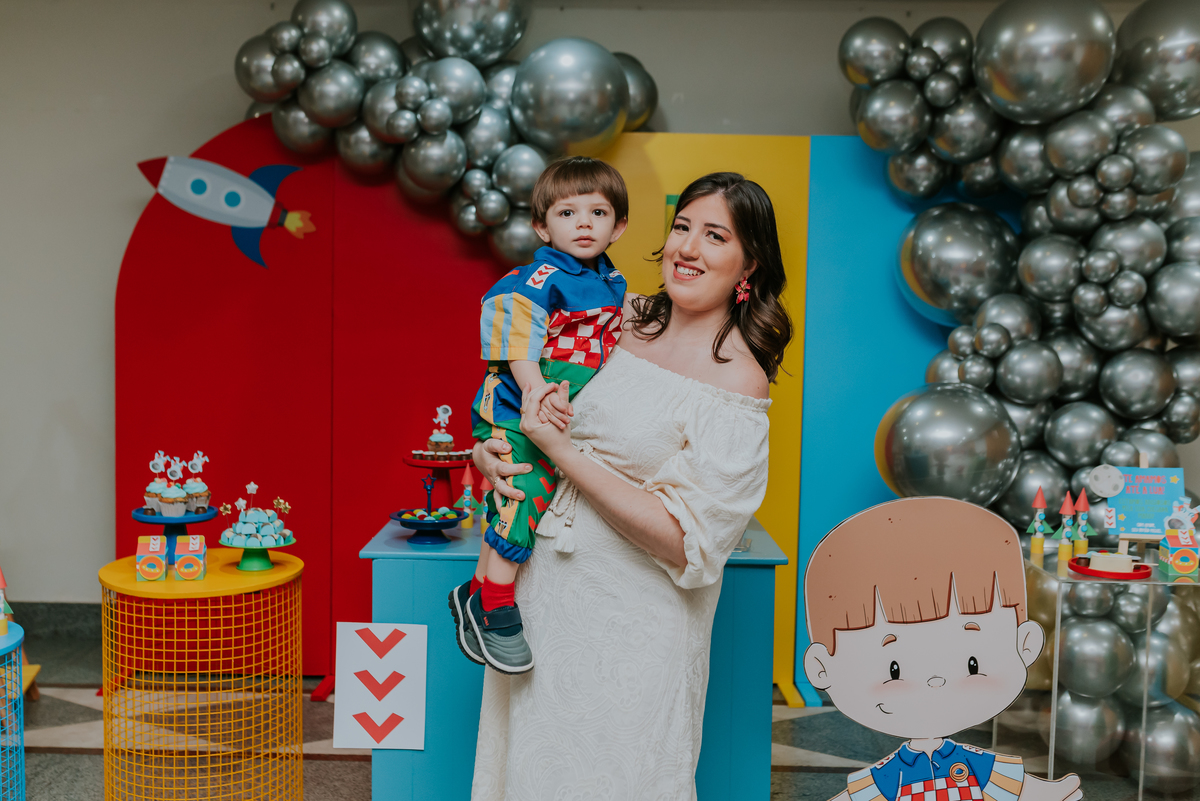 fotografia festa infantil 2 anos Miguel Tijuca rio de janeiro tema astronauta fotografa familia 