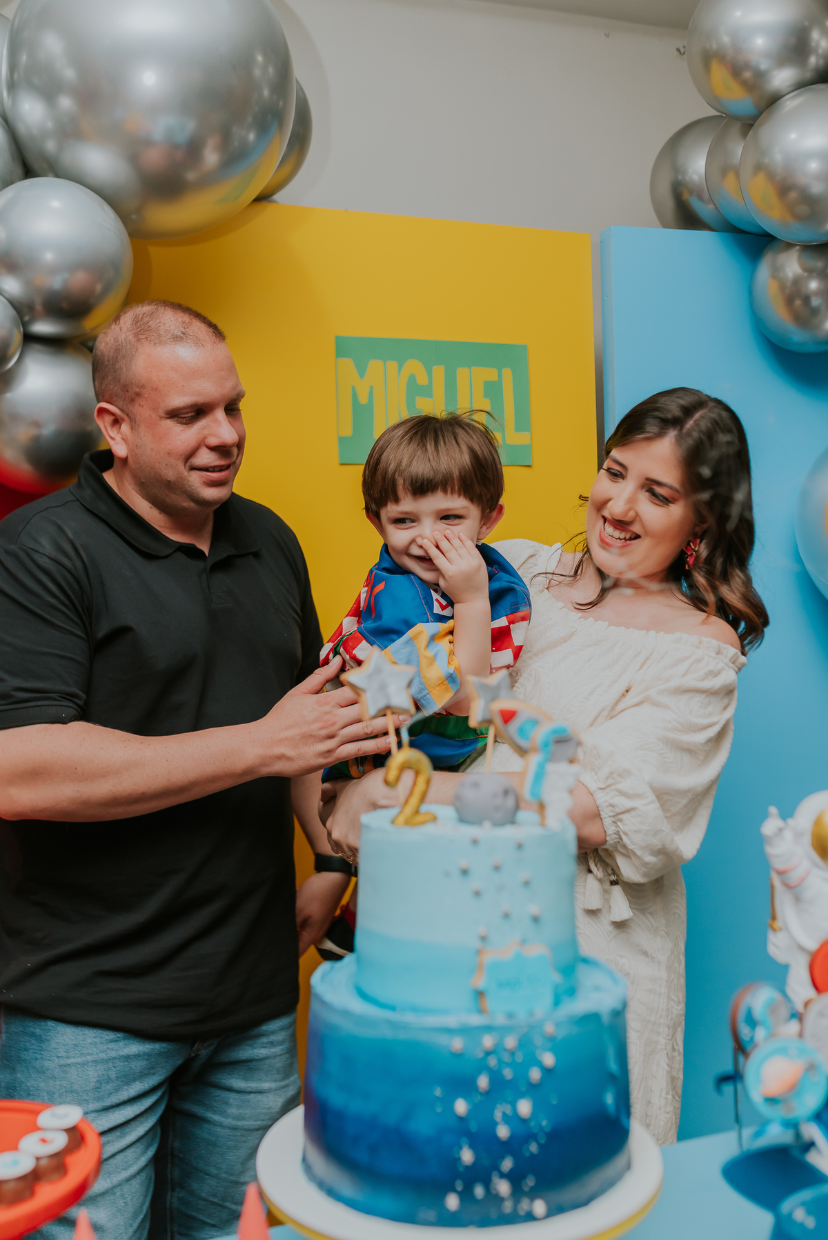 fotografia festa infantil 2 anos Miguel Tijuca rio de janeiro tema astronauta fotografa familia 