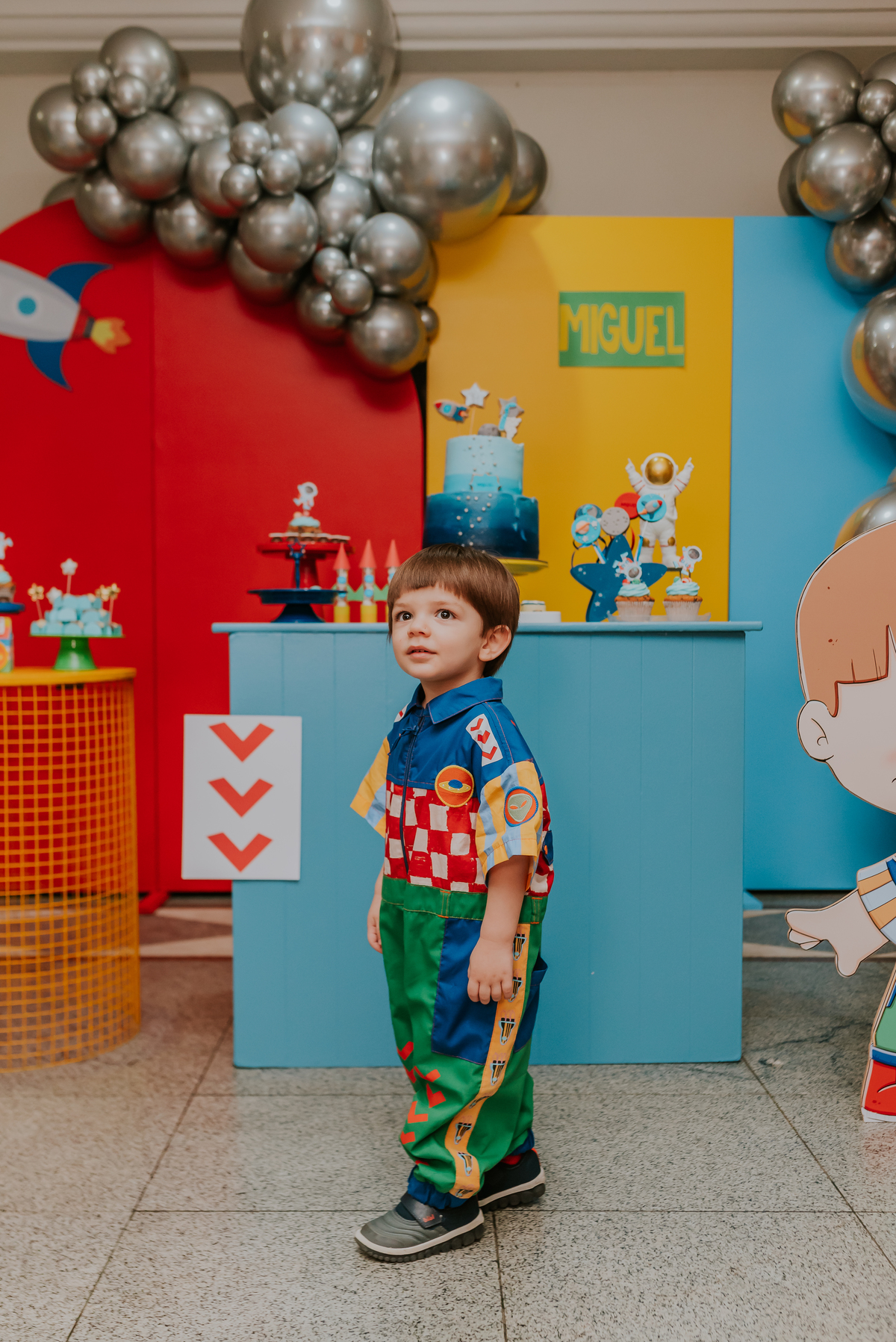 fotografia festa infantil 2 anos Miguel Tijuca rio de janeiro tema astronauta fotografa familia 