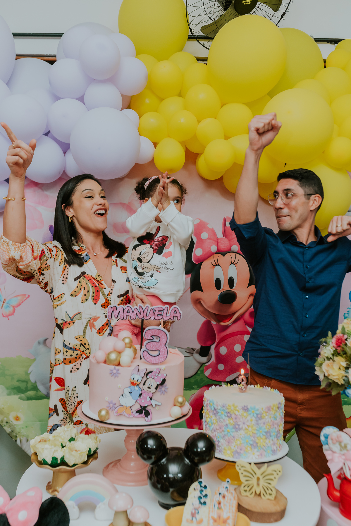 fotografia festa infantil galeto ilha do governador Rio de Janeiro 3 anos Manuela tema mickey e Minnie fotografa familia 