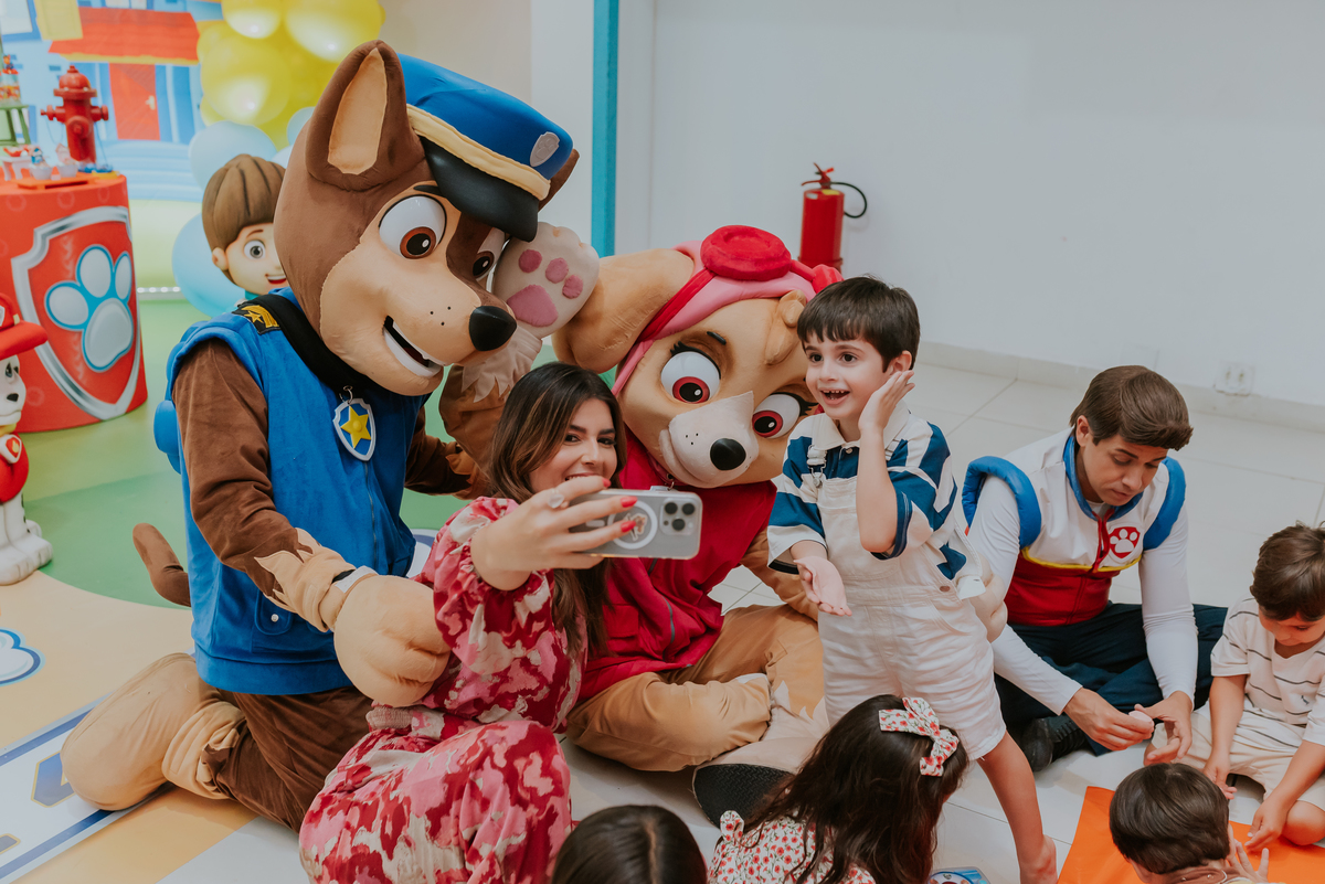 xfotografia festa infantil barra da Tijuca folia encantada Rio de Janeiro 4 anos Arthur tema patrulha cantina fotografa bruna Guerson familia 