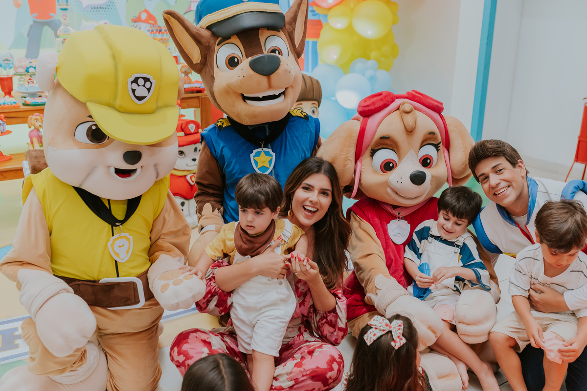 fotografia festa infantil barra da Tijuca folia encantada Rio de Janeiro 4 anos Arthur tema patrulha cantina fotografa bruna Guerson familia 