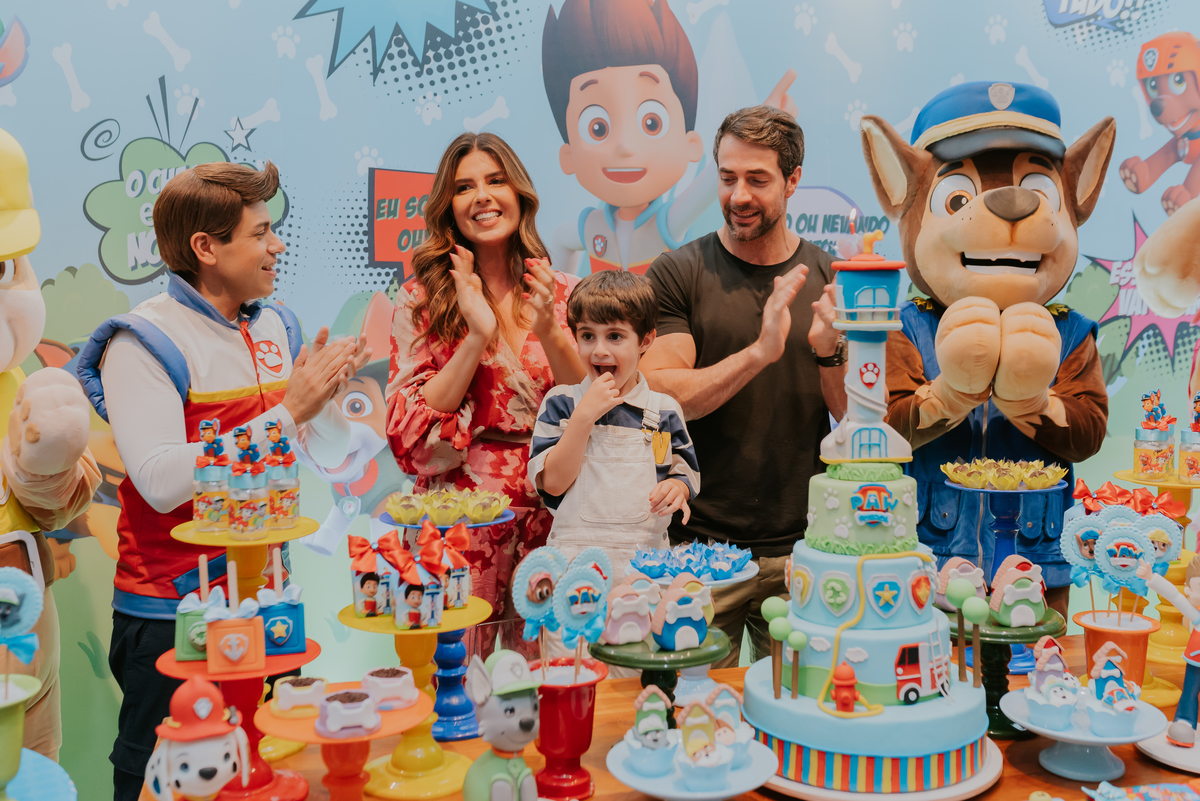 fotografia festa infantil barra da Tijuca folia encantada Rio de Janeiro 4 anos Arthur tema patrulha cantina fotografa bruna Guerson familia 