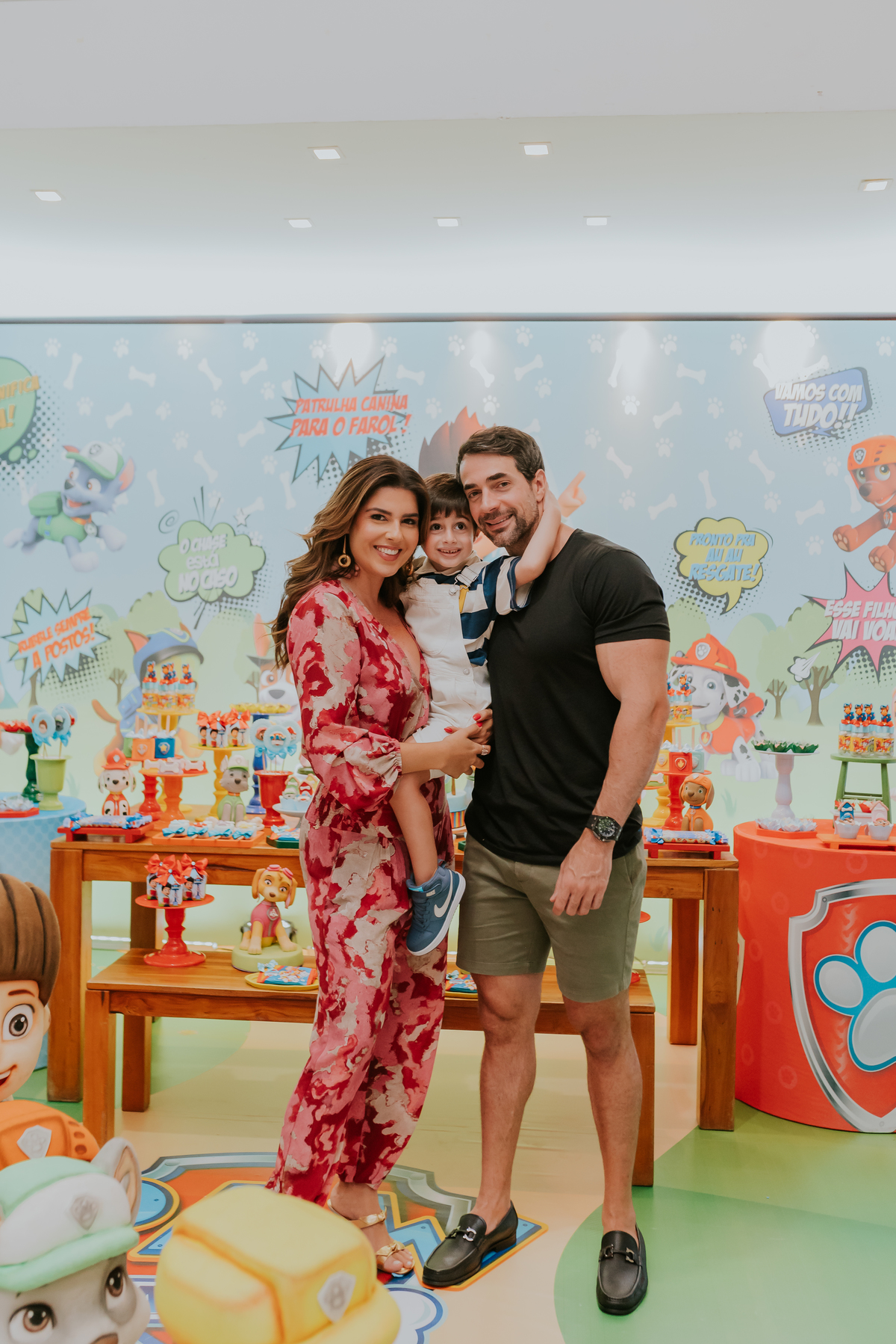 fotografia festa infantil barra da Tijuca folia encantada Rio de Janeiro 4 anos Arthur tema patrulha cantina fotografa bruna Guerson familia 