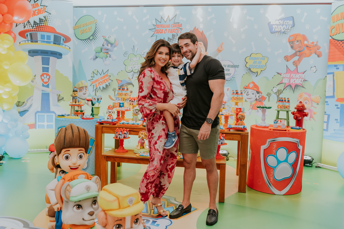 fotografia festa infantil barra da Tijuca folia encantada Rio de Janeiro 4 anos Arthur tema patrulha cantina fotografa bruna Guerson familia 