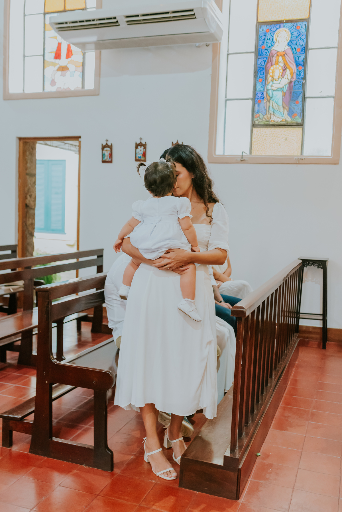 Fundação Casa Santa Ignez fotografia batizado batismo fotografa familia helena Rio de Janeiro gavea bruna Guerson 