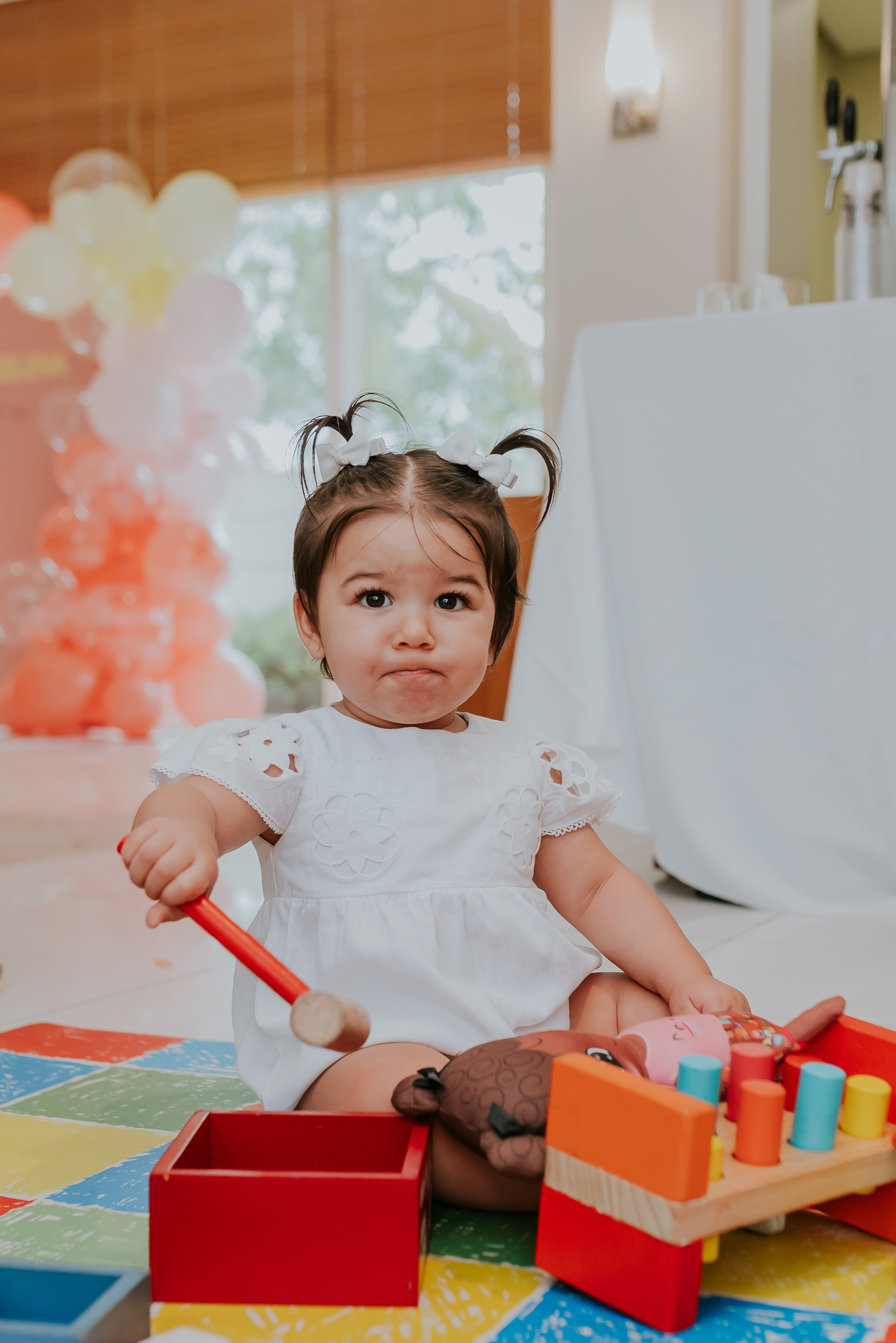 festa infantil fotografia barra da Tijuca fotografa familia 1 ano helena Rio de Janeiro bruna Guerson tema raio de sol 
