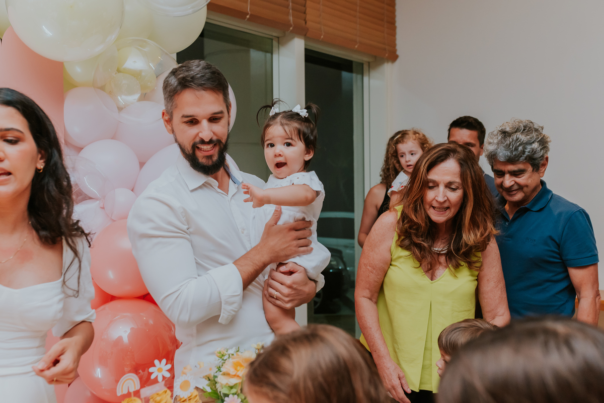 festa infantil fotografia barra da Tijuca fotografa familia 1 ano helena Rio de Janeiro bruna Guerson tema raio de sol 