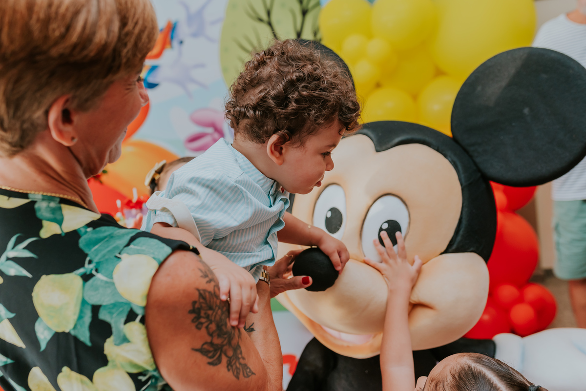 fotografia festa infantil Niteroi Icarai rio de janeiro primos tema mickey Antonio 1 ano catarina 3 anos fotografa bruna Guerson 