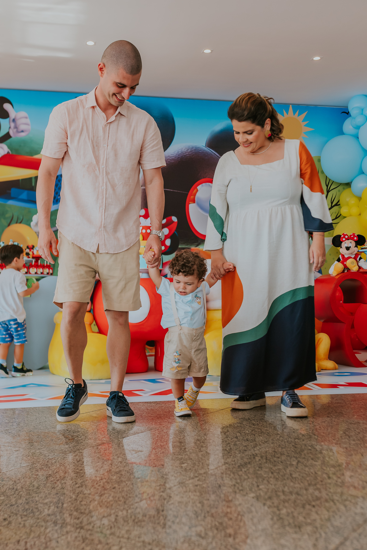 fotografia festa infantil Niteroi Icarai rio de janeiro primos tema mickey Antonio 1 ano catarina 3 anos fotografa bruna Guerson 