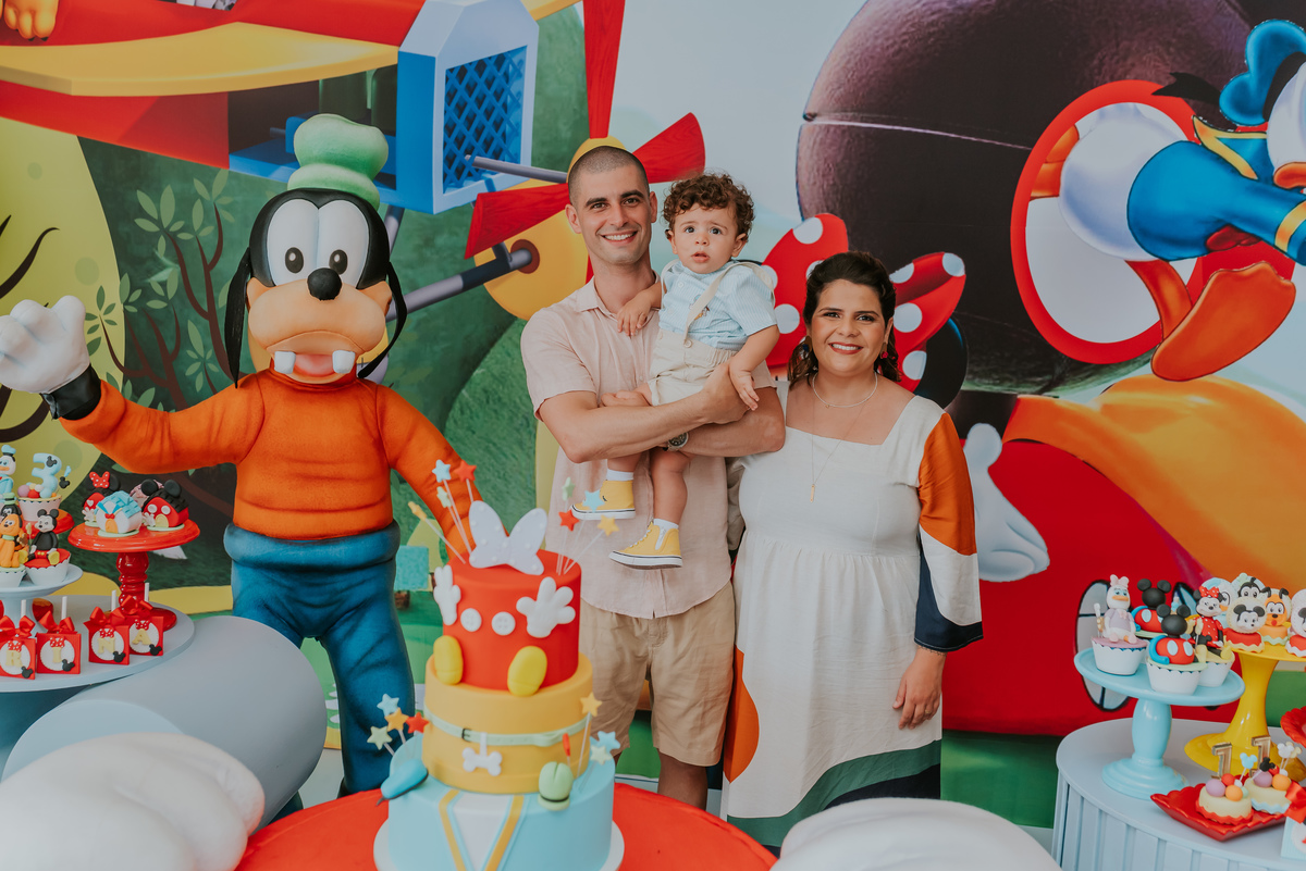 fotografia festa infantil Niteroi Icarai rio de janeiro primos tema mickey Antonio 1 ano catarina 3 anos fotografa bruna Guerson 