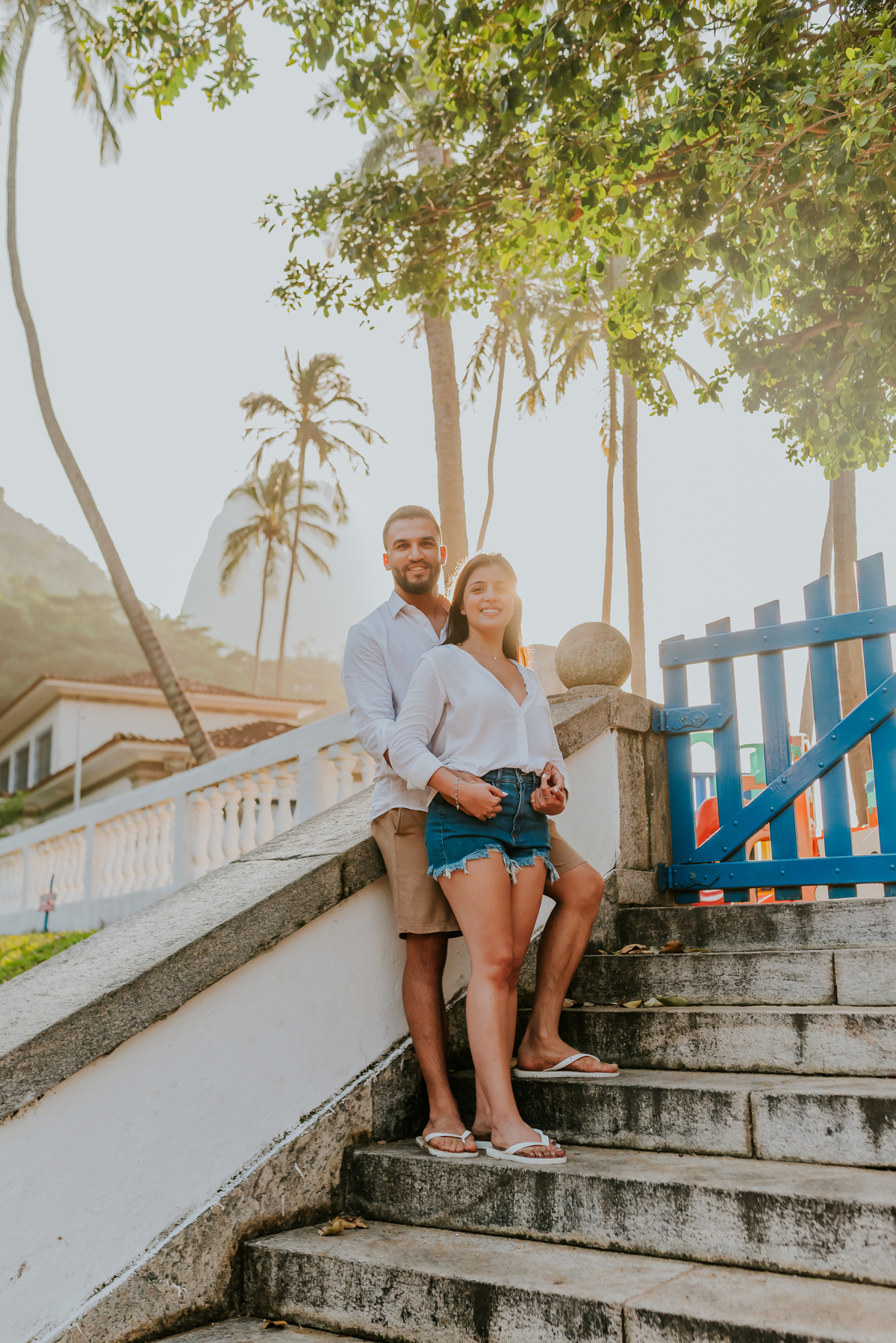 fotografia ensaio casal externo Rio de Janeiro praia vermelha urca mirante dona marta fotografa bruna Guerson 