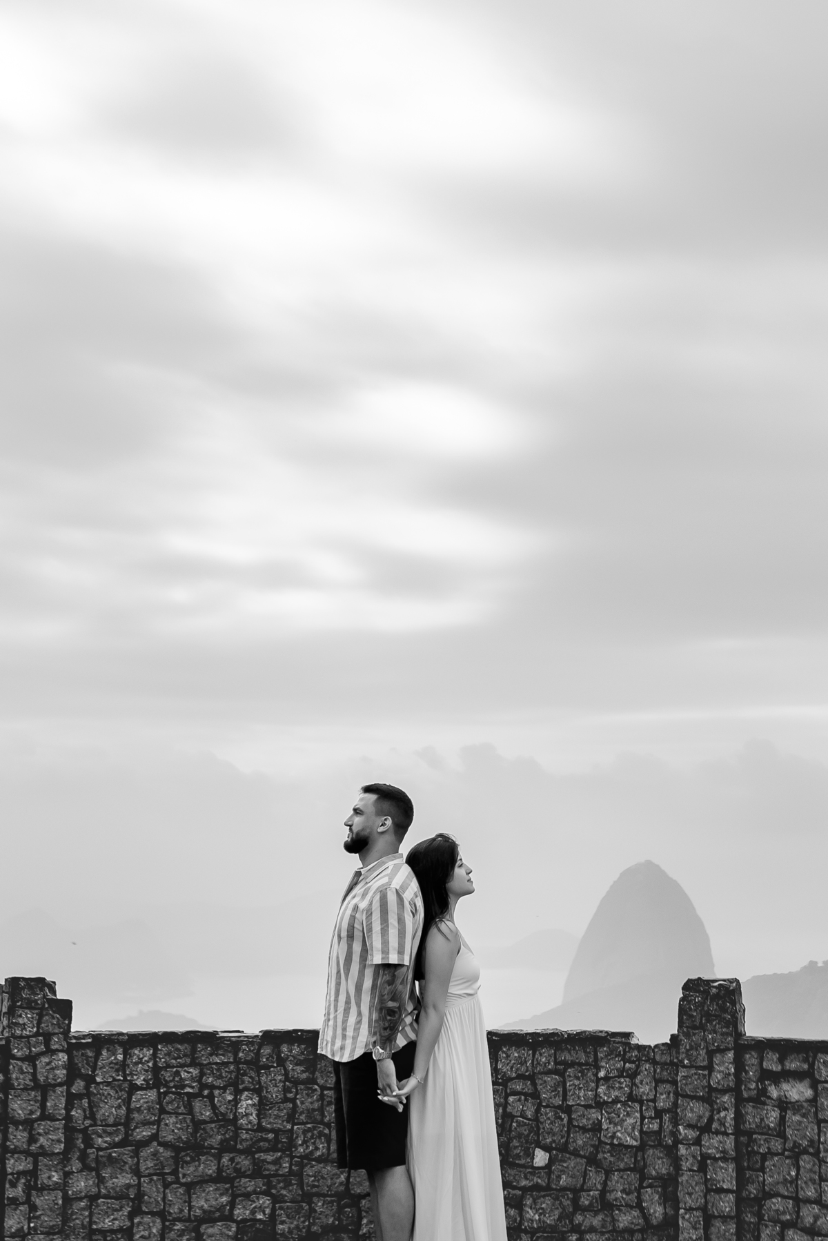 fotografia ensaio casal externo Rio de Janeiro praia vermelha urca mirante dona marta fotografa bruna Guerson 