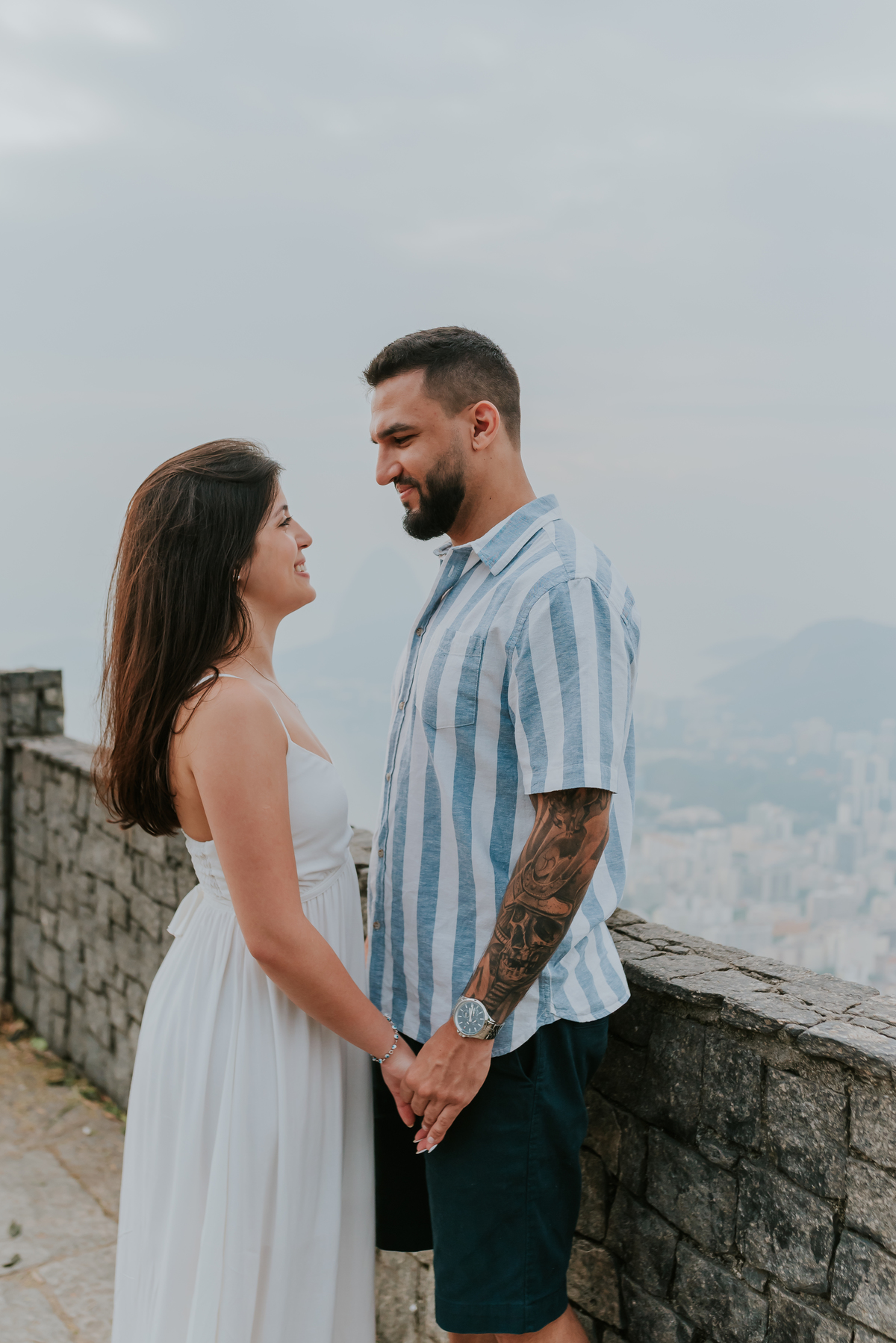 fotografia ensaio casal externo Rio de Janeiro praia vermelha urca mirante dona marta fotografa bruna Guerson 