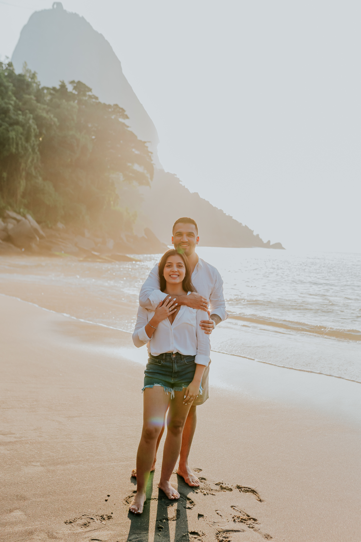 fotografia ensaio casal externo Rio de Janeiro praia vermelha urca mirante dona marta fotografa bruna Guerson 