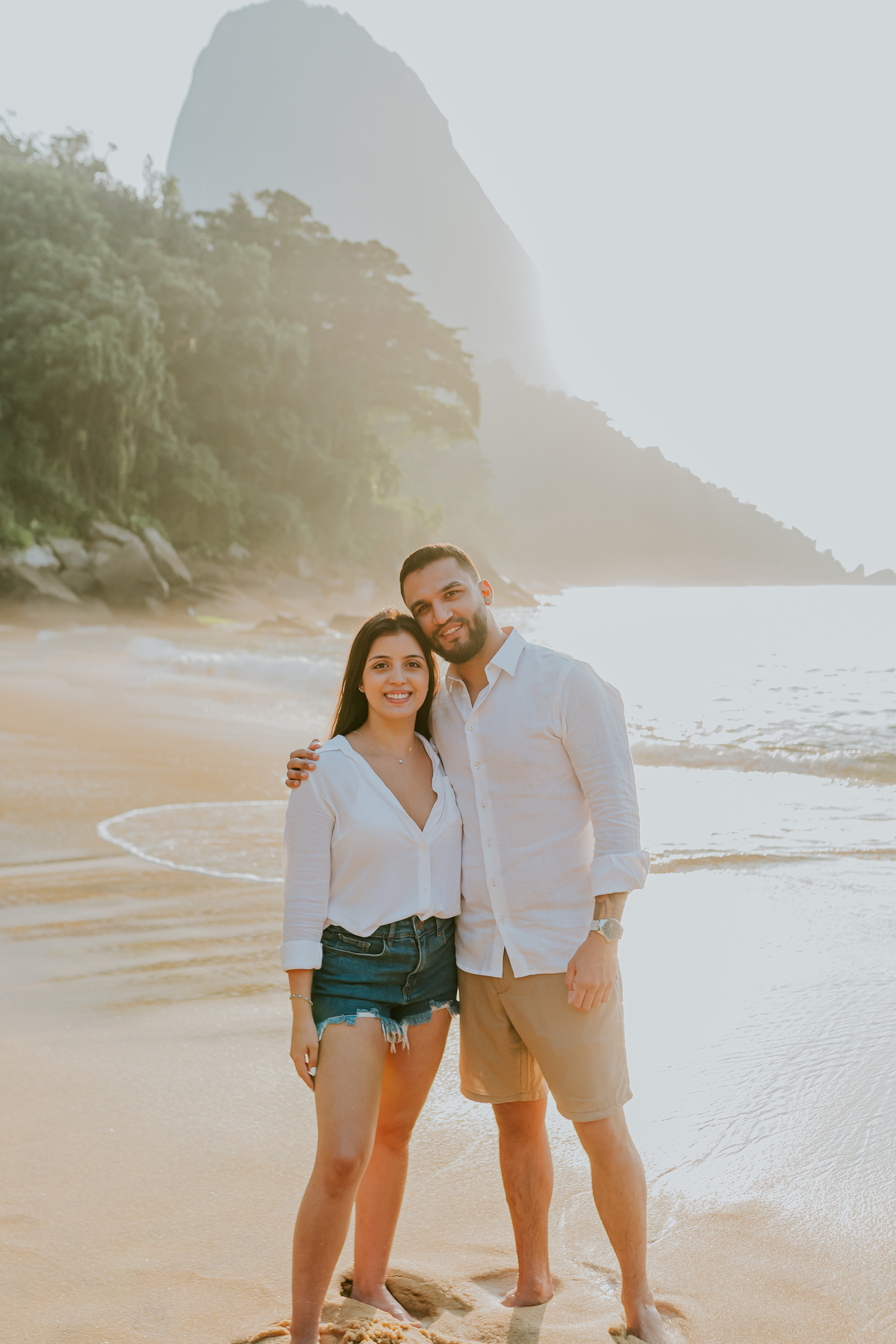 fotografia ensaio casal externo Rio de Janeiro praia vermelha urca mirante dona marta fotografa bruna Guerson 