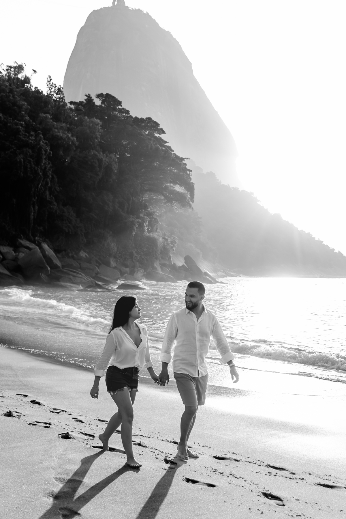 fotografia ensaio casal externo Rio de Janeiro praia vermelha urca mirante dona marta fotografa bruna Guerson 