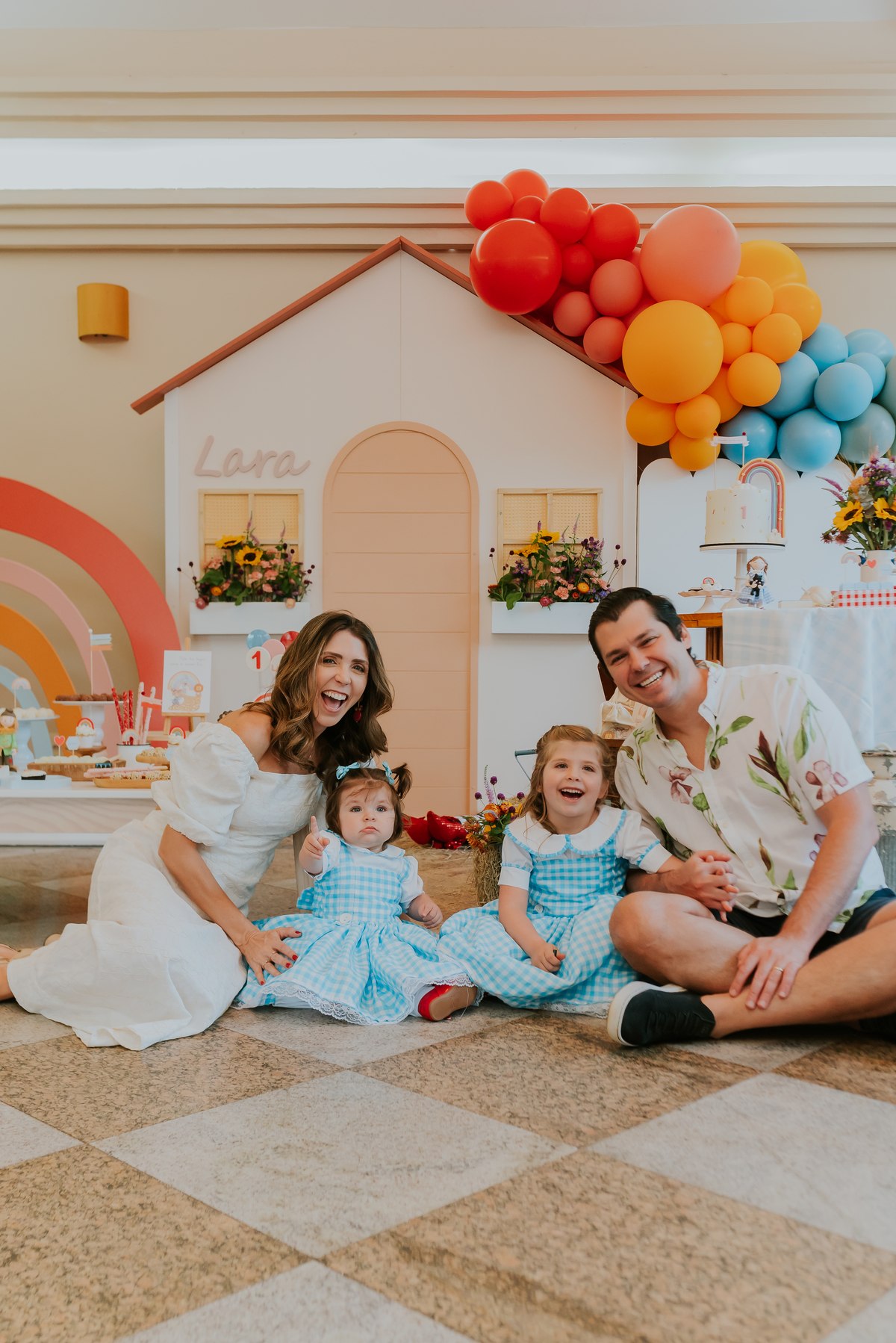 fotografia festa infantil 1 ano Lara tema magico de oz barra da Tijuca Rio de Janeiro fotografa familia bruna Guerson 