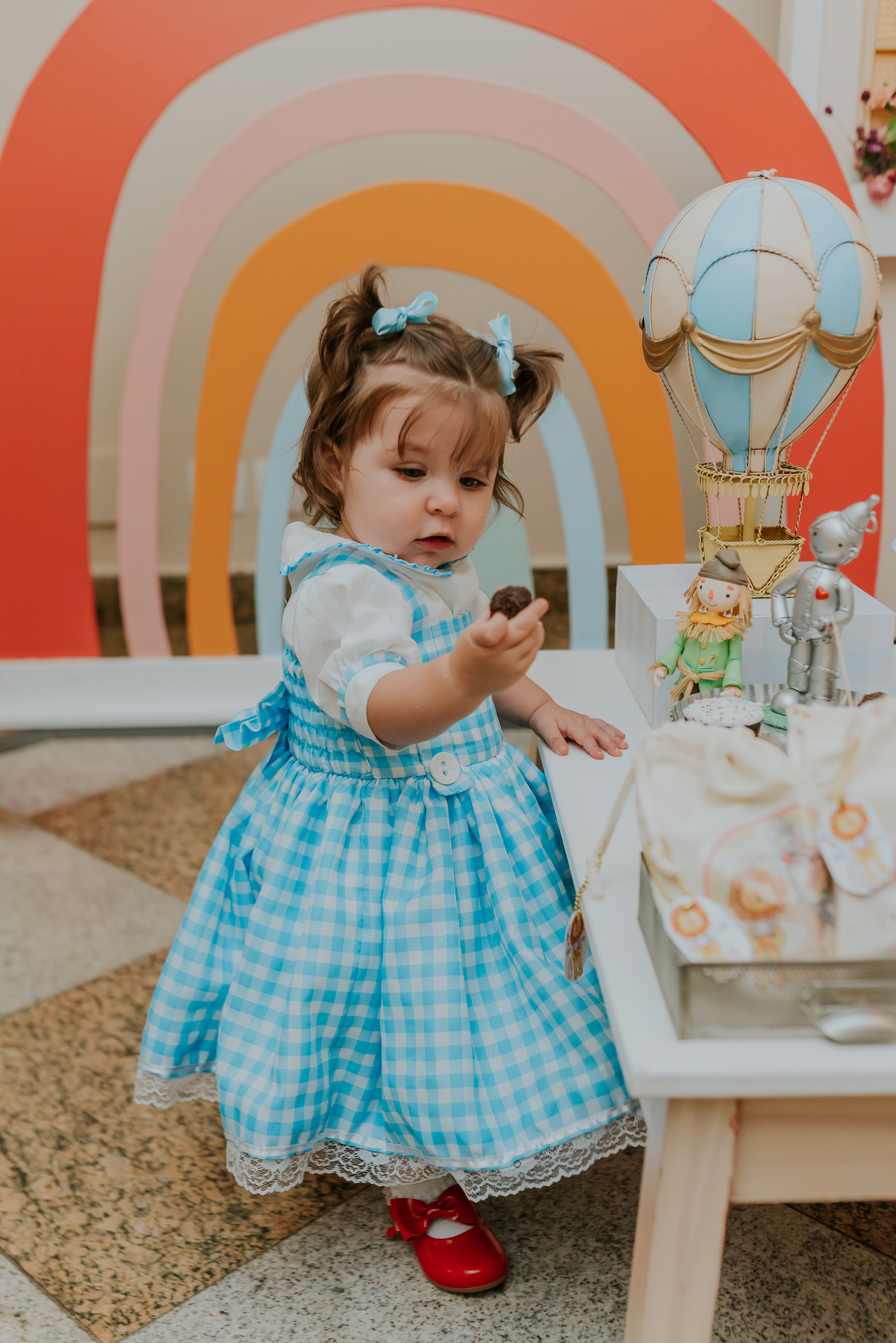 fotografia festa infantil 1 ano Lara tema magico de oz barra da Tijuca Rio de Janeiro fotografa familia bruna Guerson 