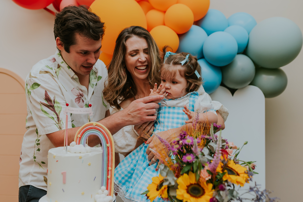 fotografia festa infantil 1 ano Lara tema magico de oz barra da Tijuca Rio de Janeiro fotografa familia bruna Guerson 