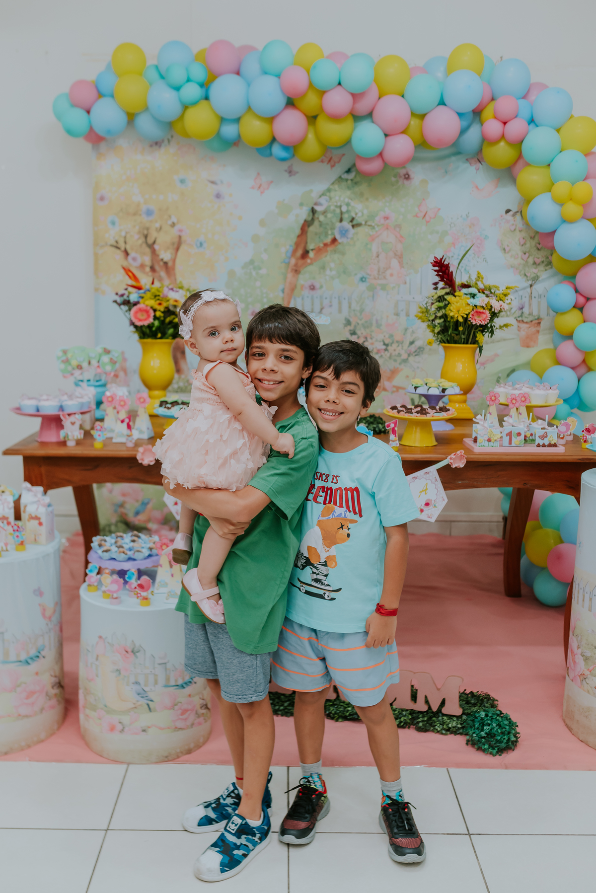 fotografia festa infantil 1 no Julia tema jardim encantado Copacabana rio de janeiro fotografa familia bruna guerson