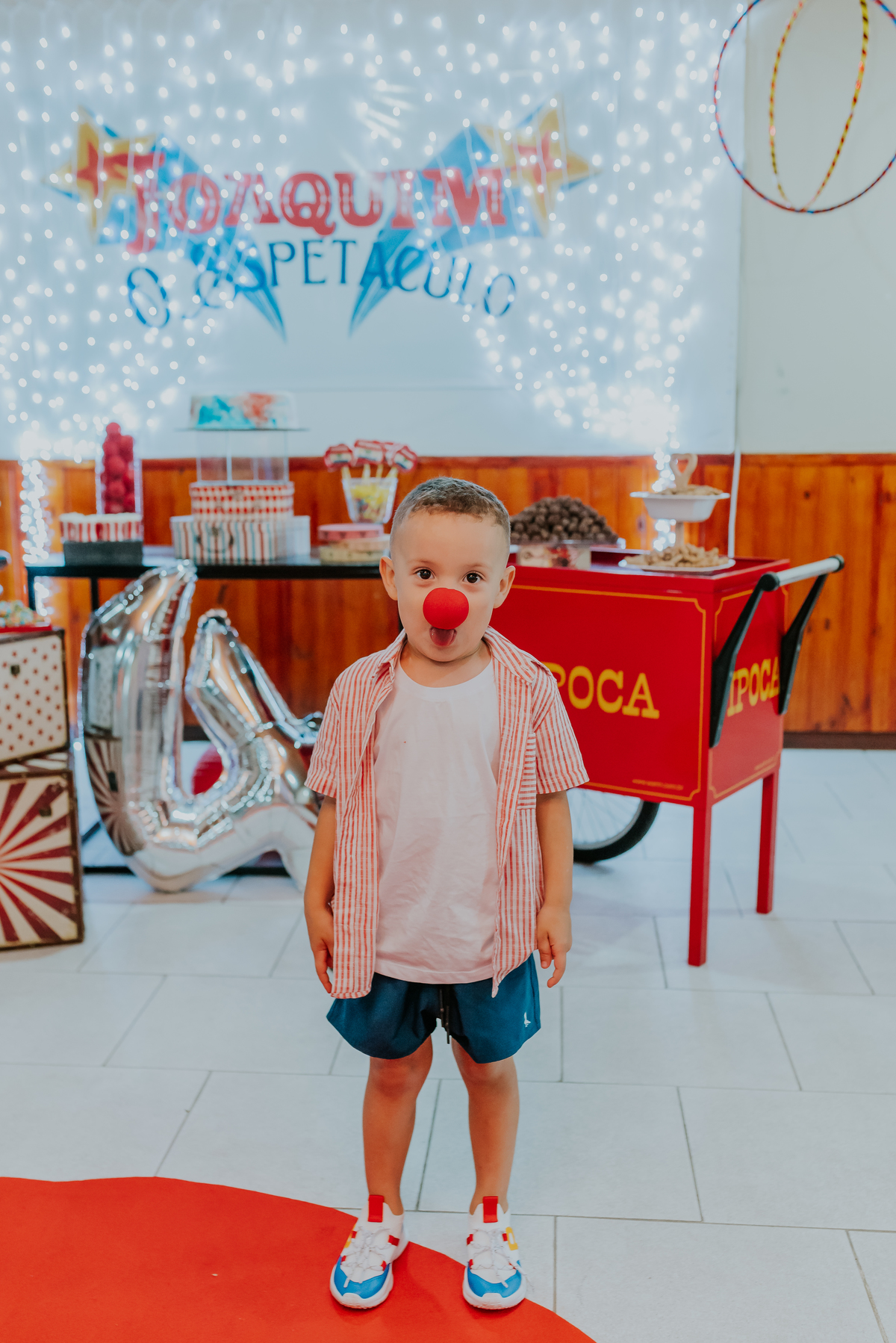 fotografia festa infantil Rio de Janeiro ilha do governador circo joaquim 4 anos fotografa familia 