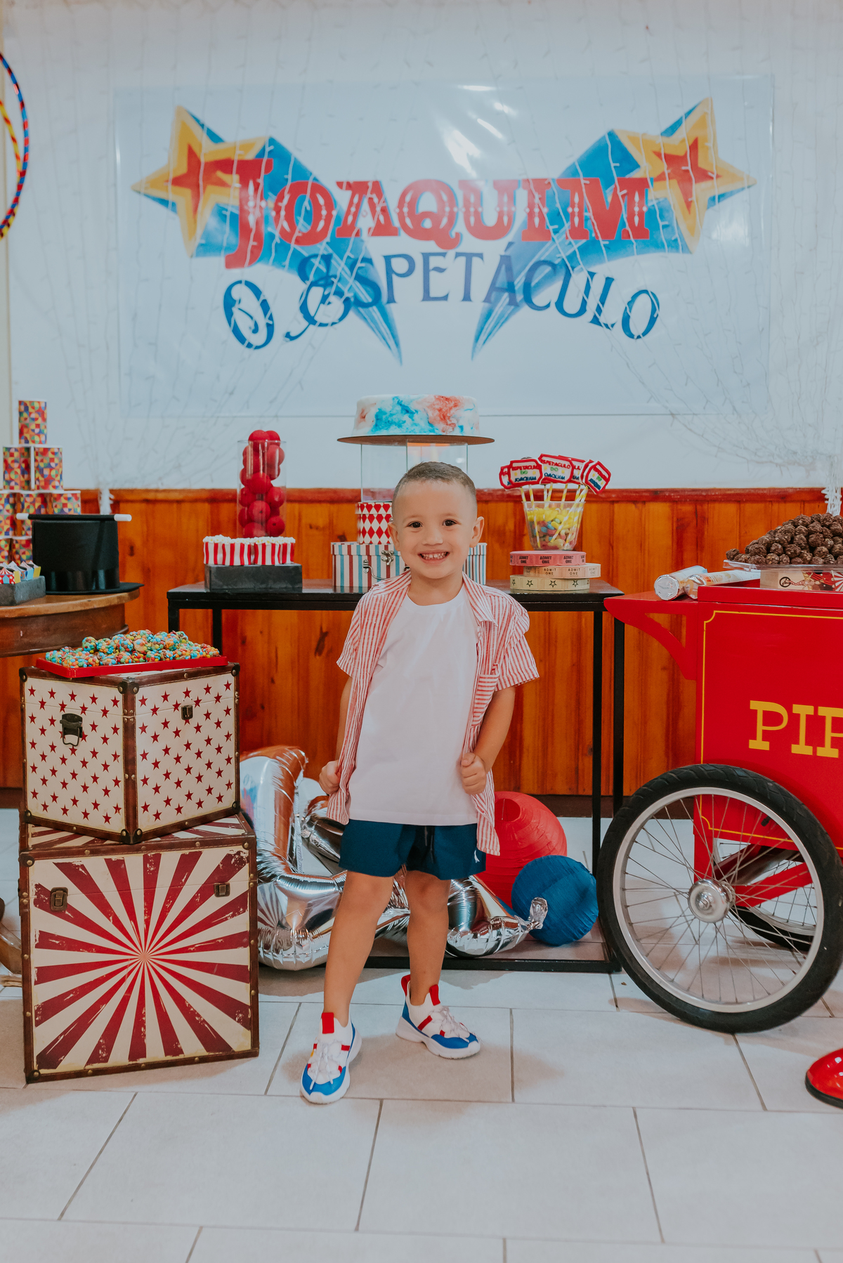 fotografia festa infantil Rio de Janeiro ilha do governador circo joaquim 4 anos fotografa familia 