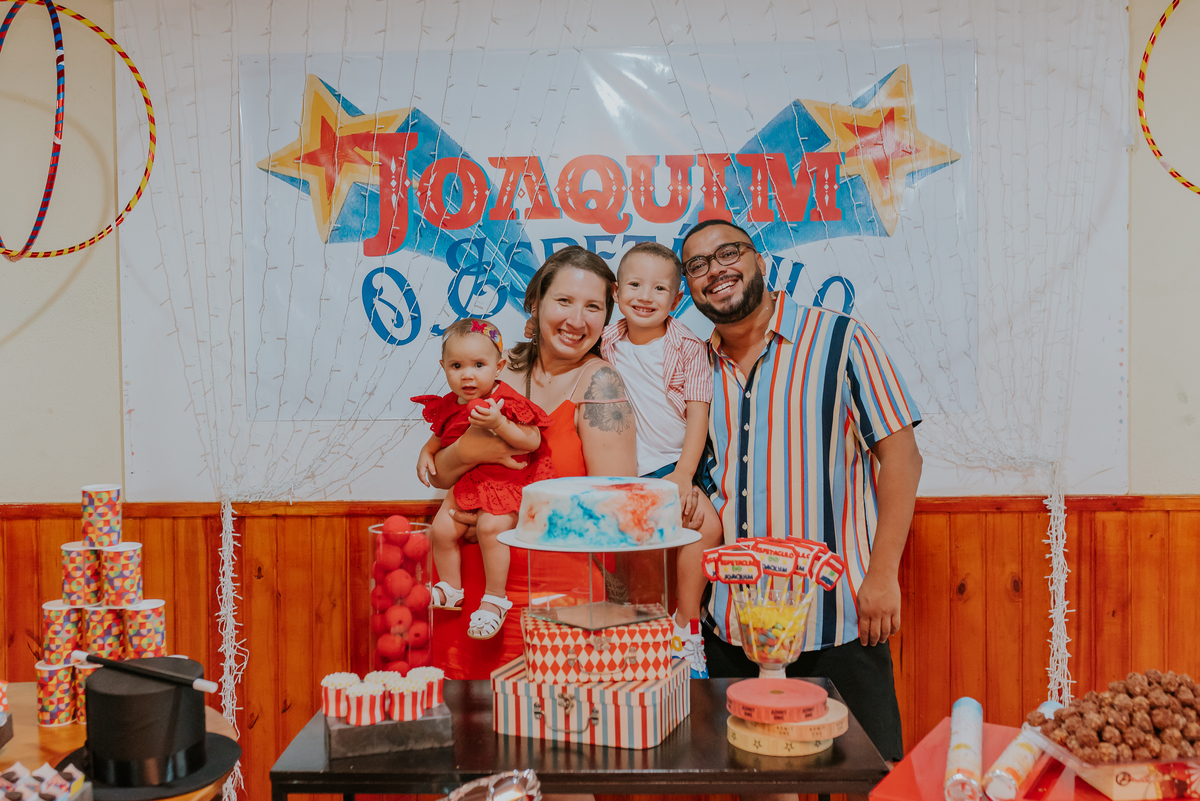 fotografia festa infantil Rio de Janeiro ilha do governador circo joaquim 4 anos fotografa familia 