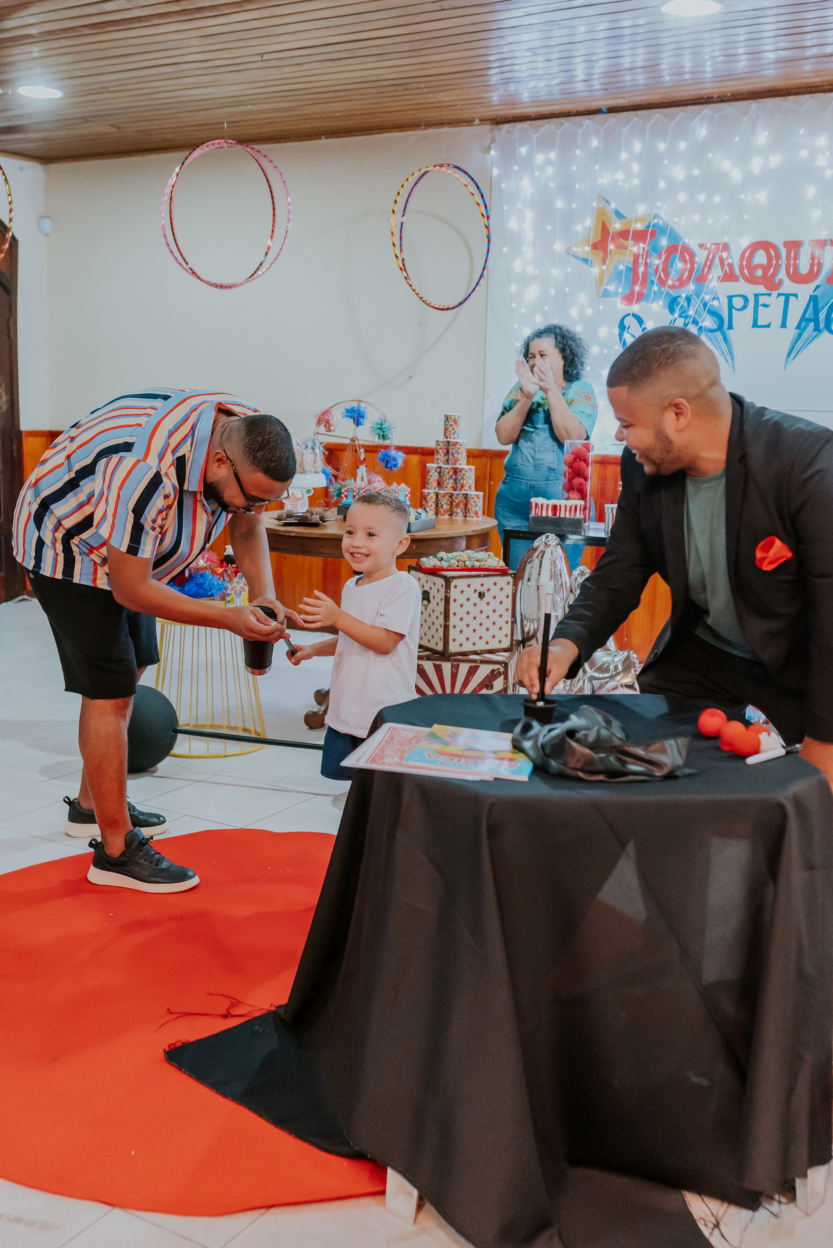 fotografia festa infantil Rio de Janeiro ilha do governador circo joaquim 4 anos fotografa familia 