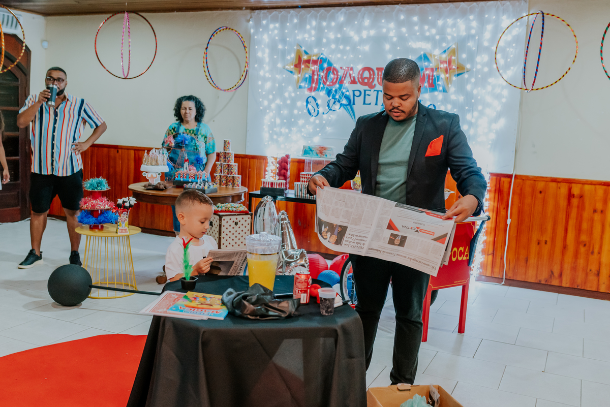 fotografia festa infantil Rio de Janeiro ilha do governador circo joaquim 4 anos fotografa familia 