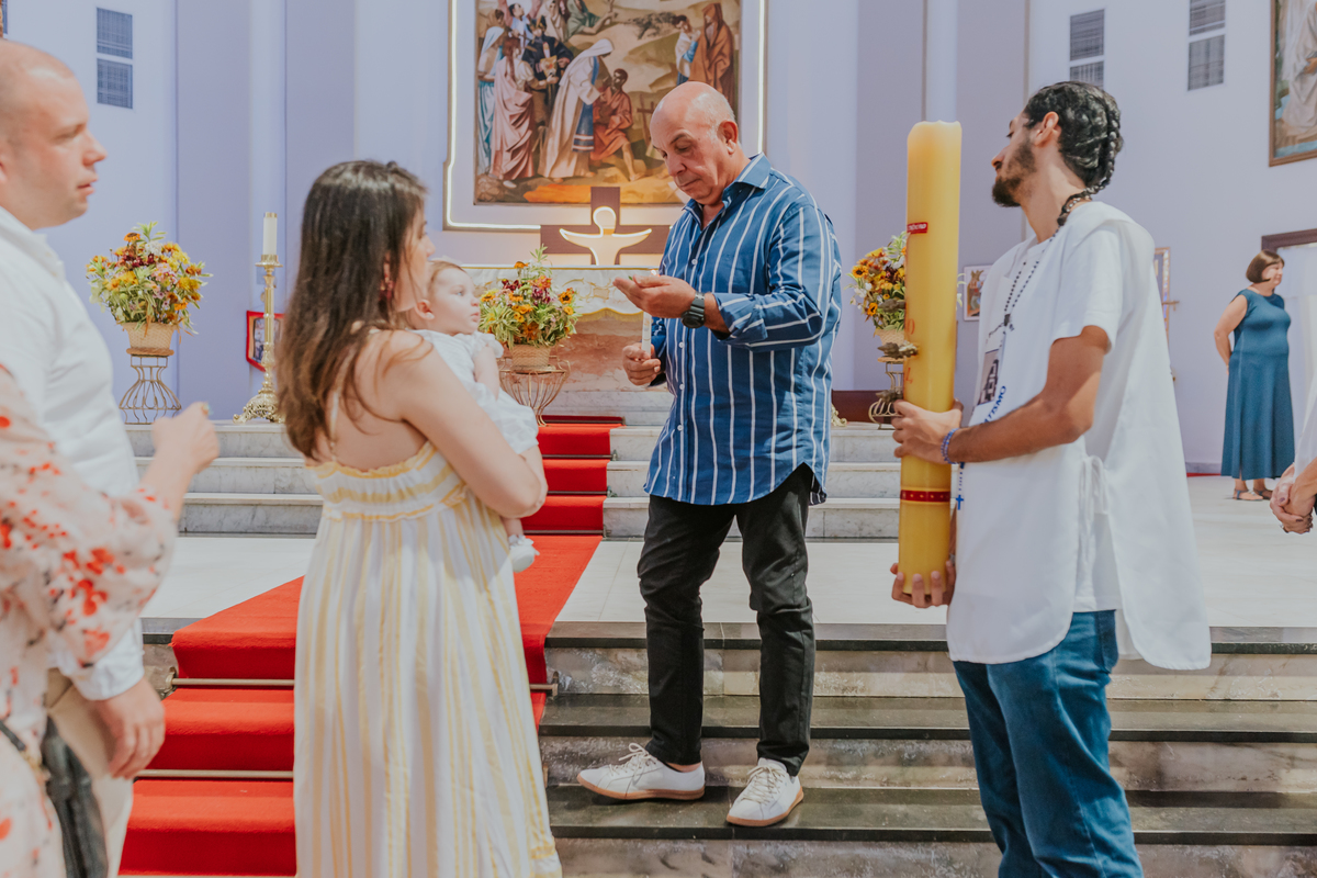 fotografia Fotografa familia batismo batizado Rio de Janeiro Paróquia São Francisco Xavier do Engenho Velho- Tijuca Manuella 