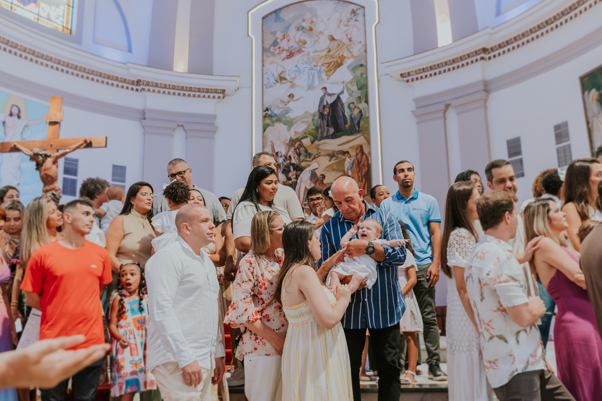fotografia Fotografa familia batismo batizado Rio de Janeiro Paróquia São Francisco Xavier do Engenho Velho- Tijuca Manuella 