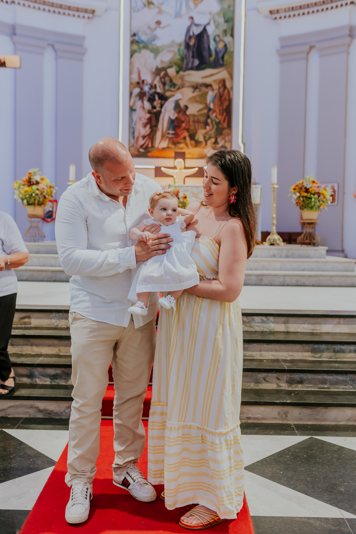 fotografia Fotografa familia batismo batizado Rio de Janeiro Paróquia São Francisco Xavier do Engenho Velho- Tijuca Manuella 