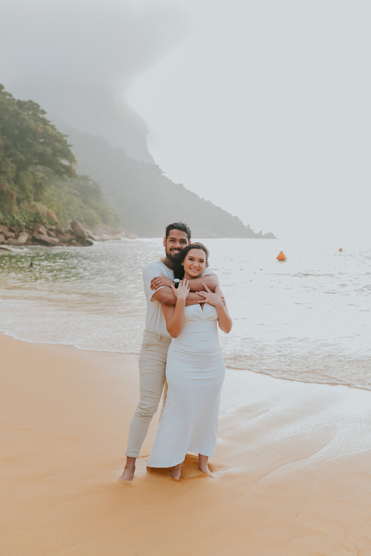 fotografia ensaio casal gestante externo Rio de Janeiro praia vermelha urca fotografa 