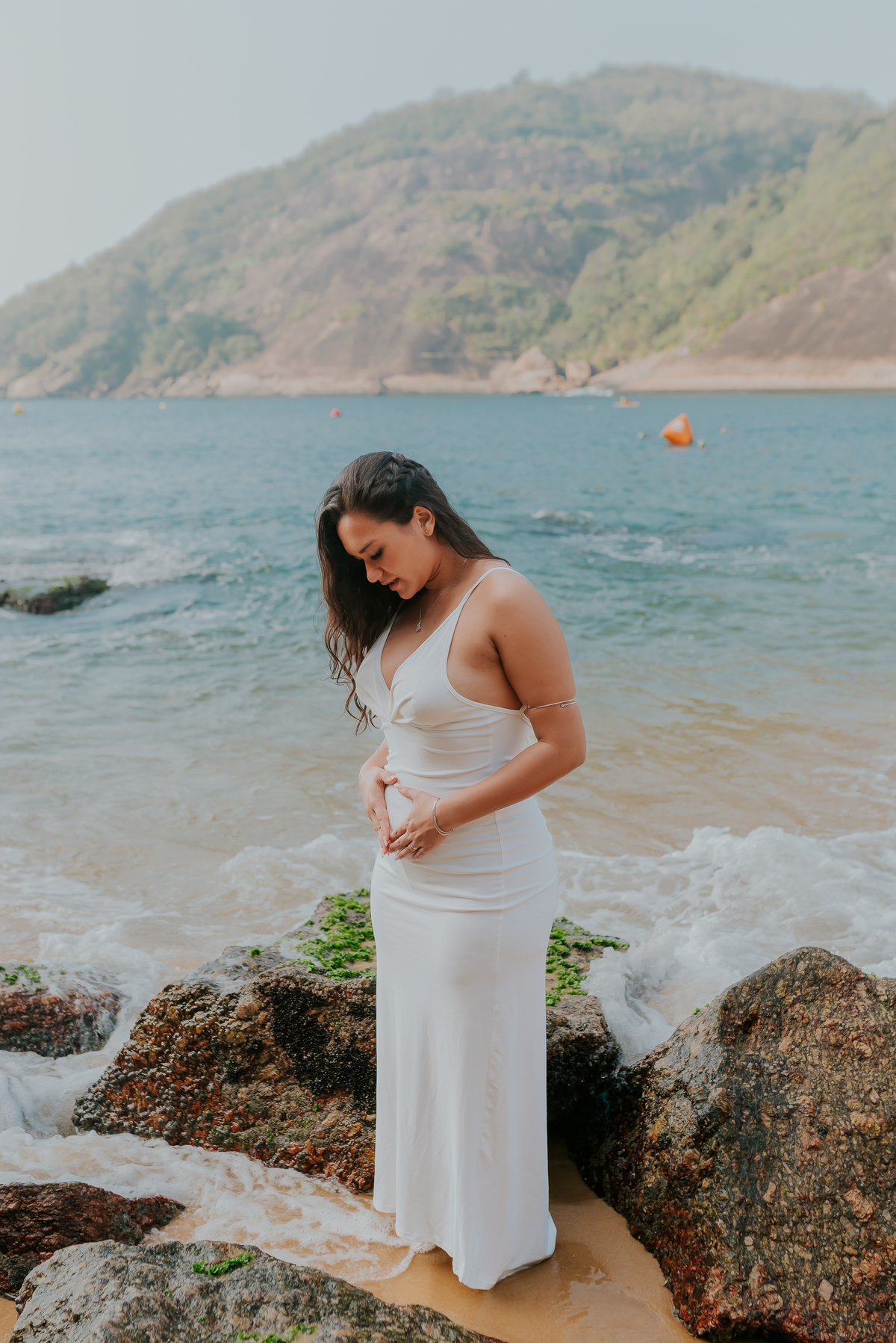 fotografia ensaio casal gestante externo Rio de Janeiro praia vermelha urca fotografa 