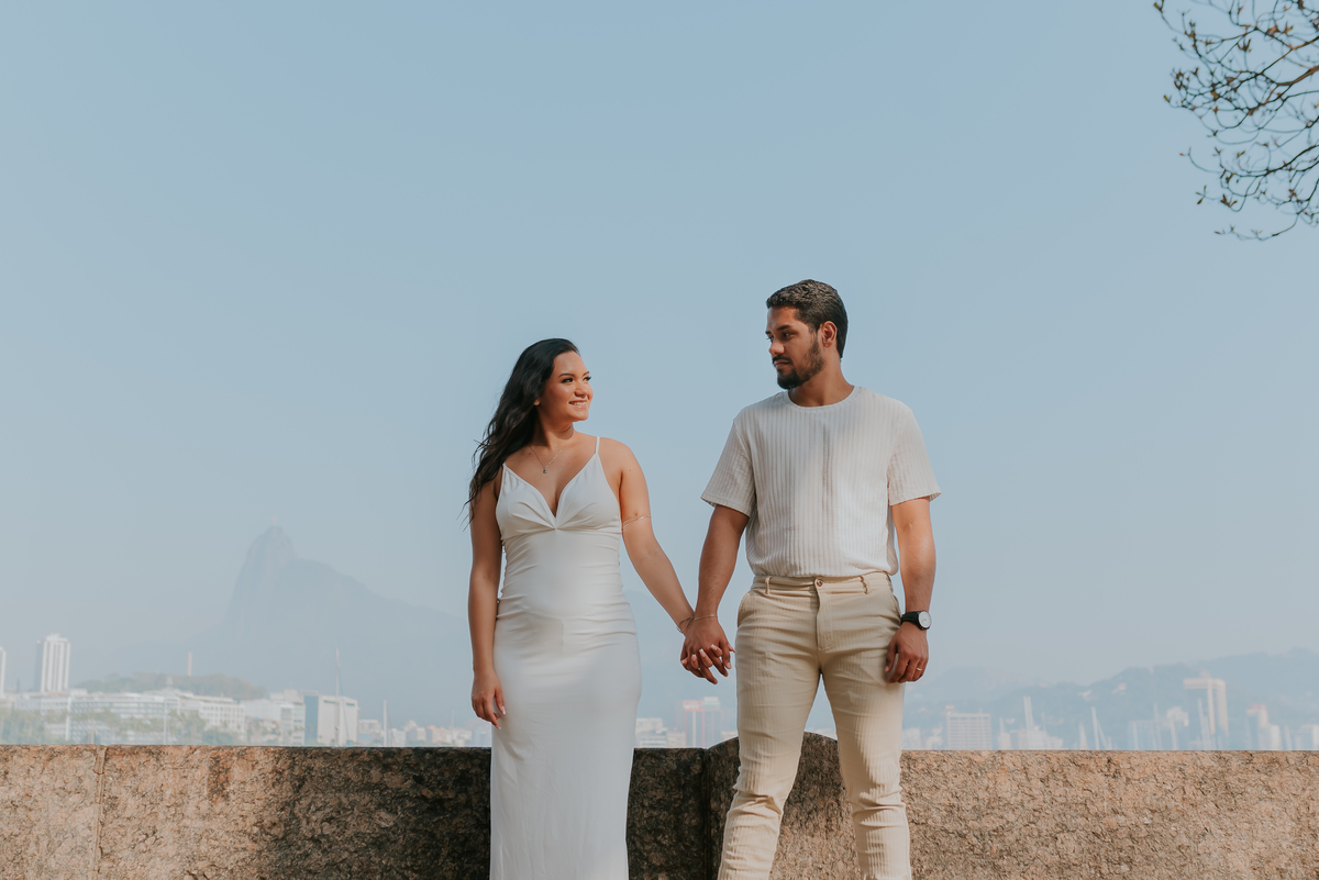 fotografia ensaio casal gestante externo Rio de Janeiro praia vermelha urca fotografa 