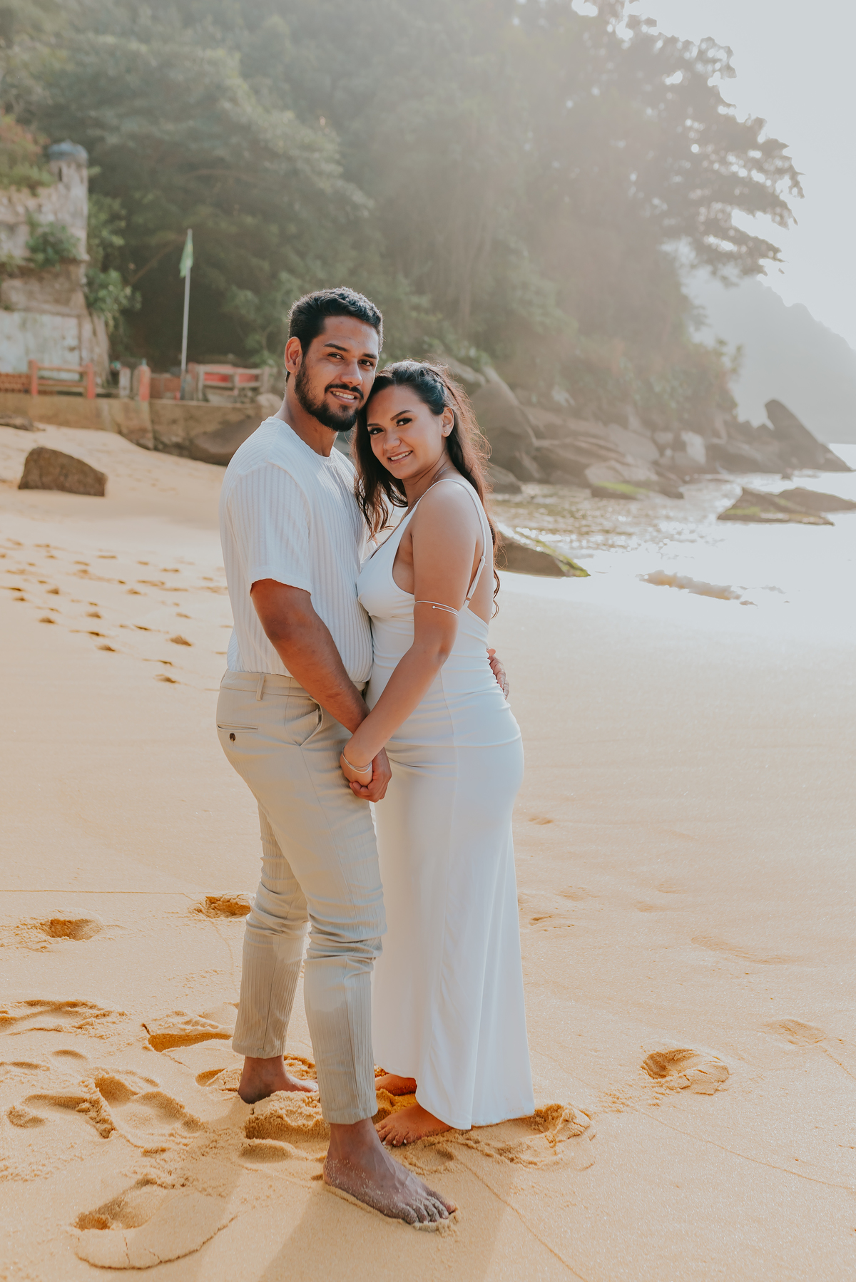 fotografia ensaio casal gestante externo Rio de Janeiro praia vermelha urca fotografa 