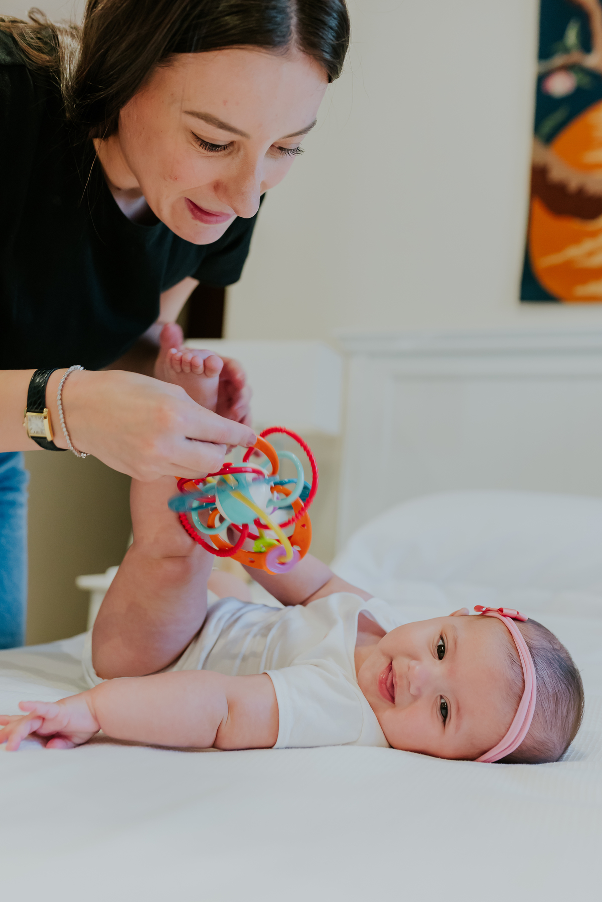 fotografia ensaio em casa acompanhamento fotografa familia Tijuca Rio de Janeiro 6 meses Cecilia 