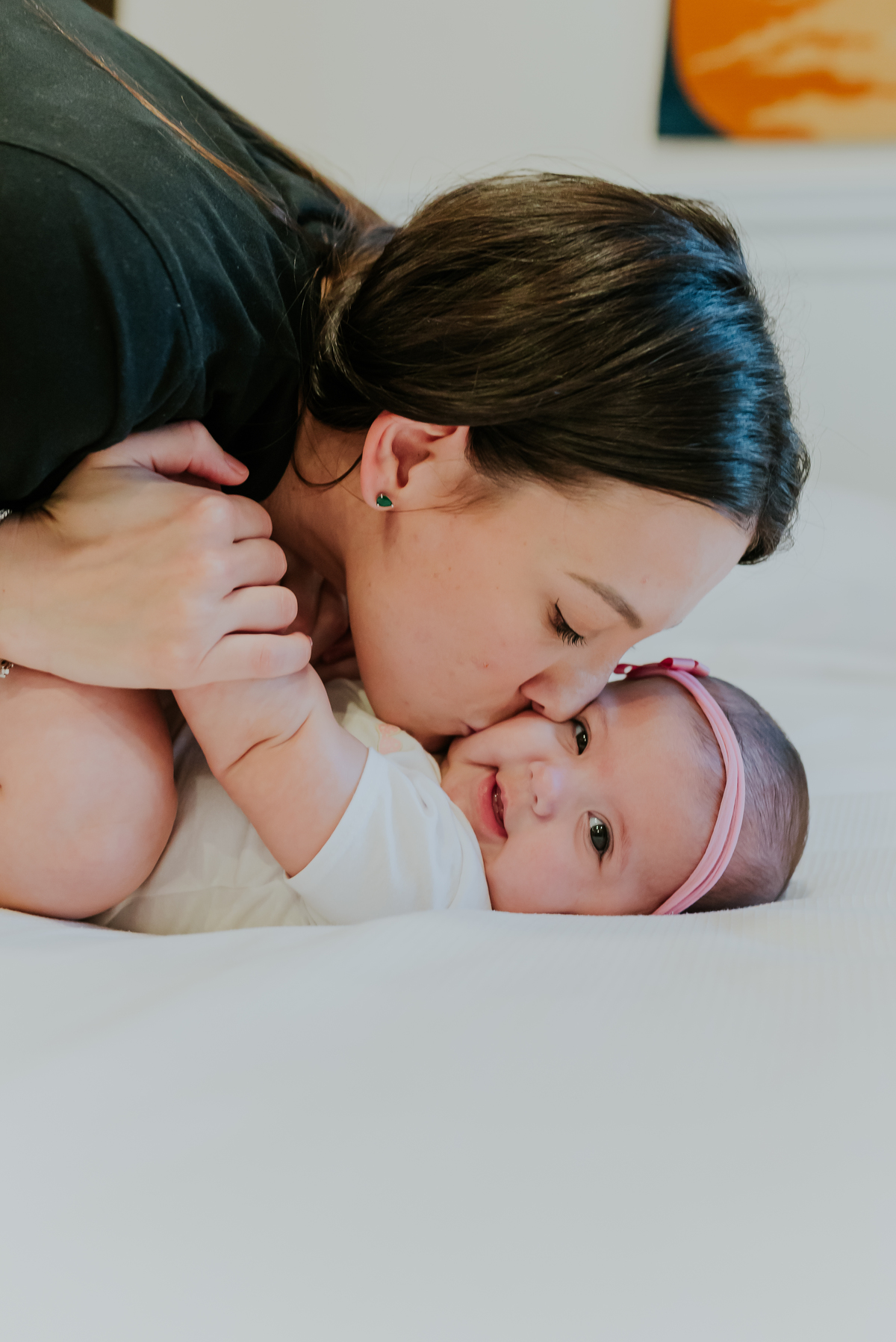 fotografia ensaio em casa acompanhamento fotografa familia Tijuca Rio de Janeiro 6 meses Cecilia 