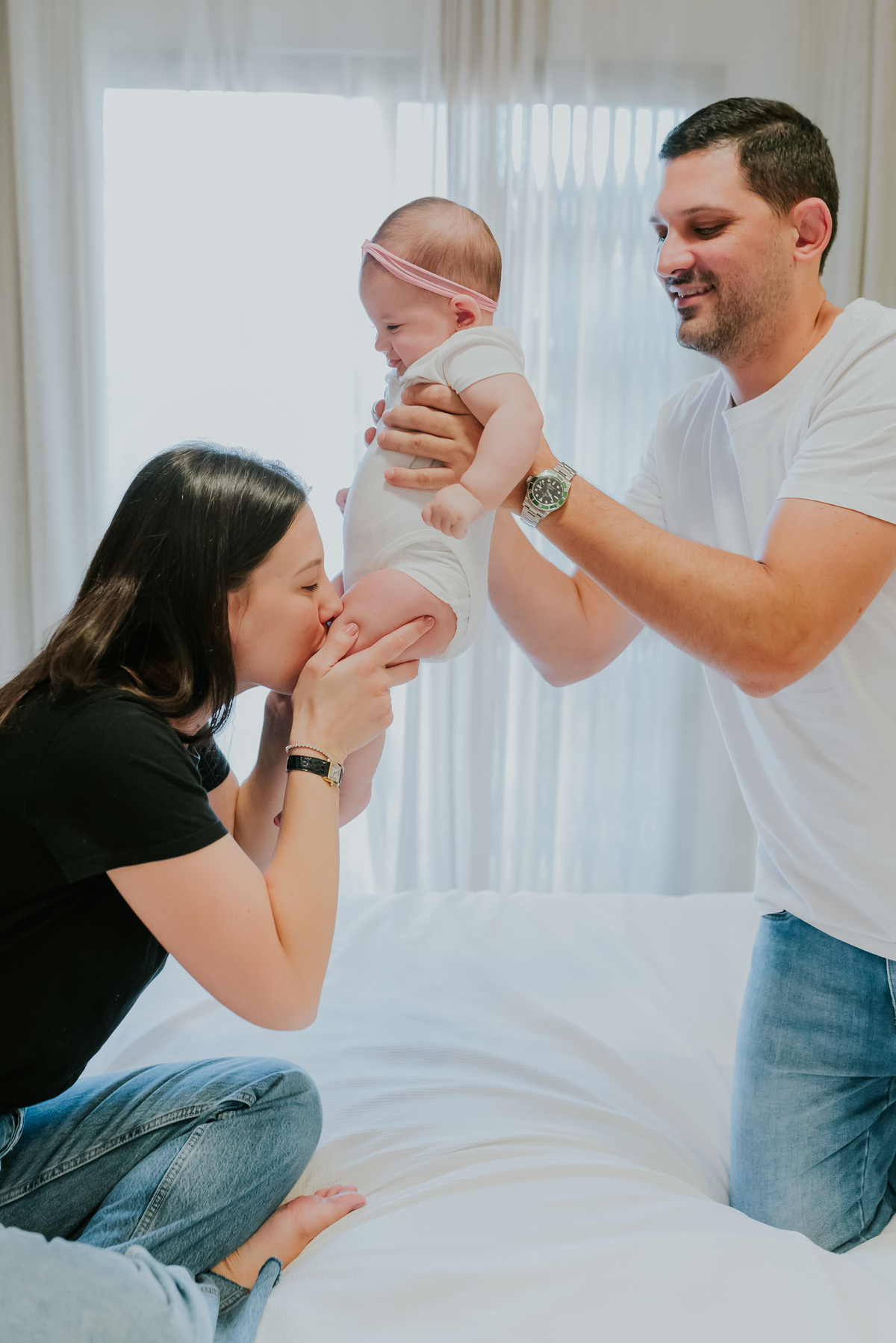 fotografia ensaio em casa acompanhamento fotografa familia Tijuca Rio de Janeiro 6 meses Cecilia 