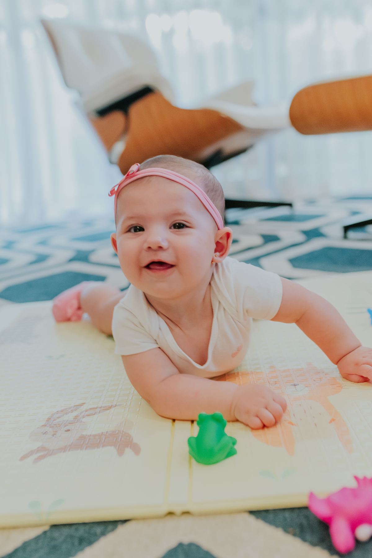fotografia ensaio em casa acompanhamento fotografa familia Tijuca Rio de Janeiro 6 meses Cecilia 