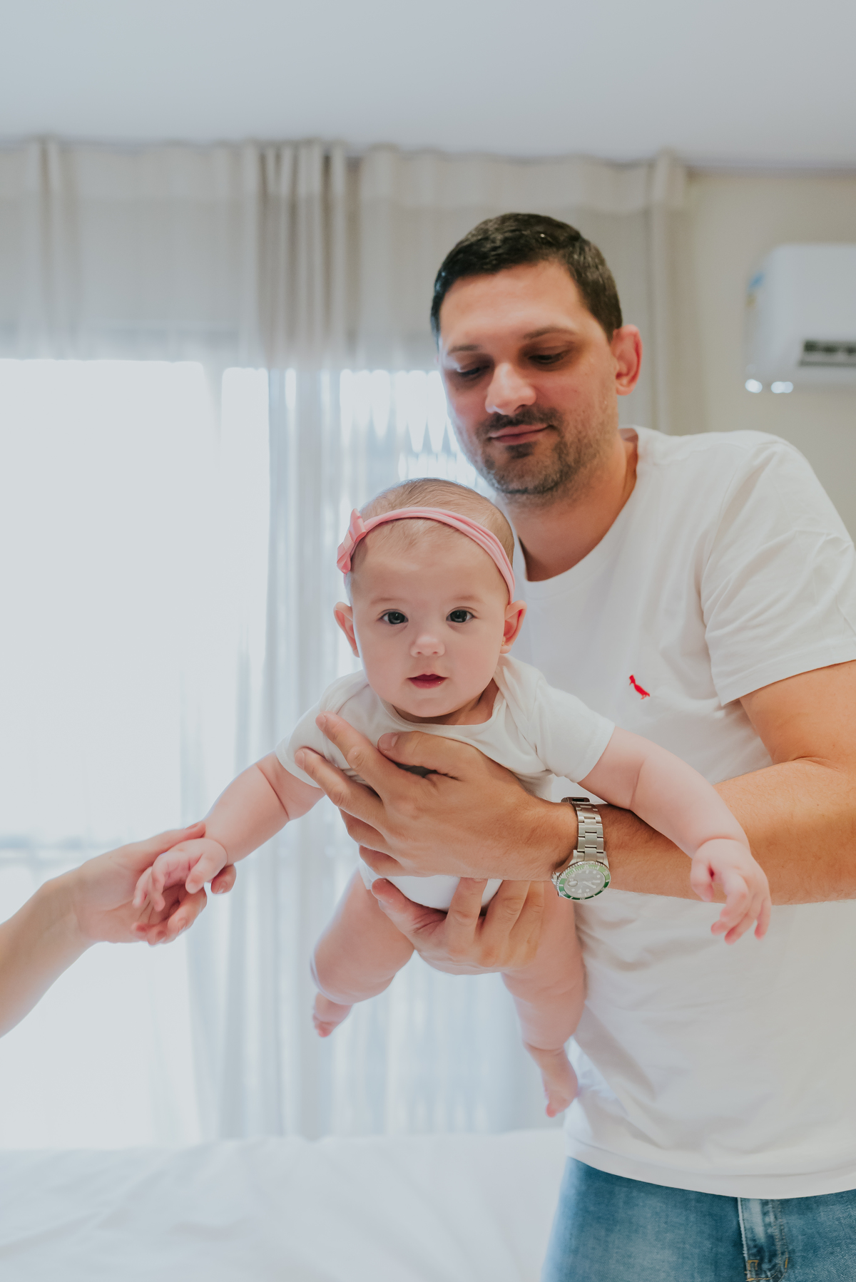 fotografia ensaio em casa acompanhamento fotografa familia Tijuca Rio de Janeiro 6 meses Cecilia 