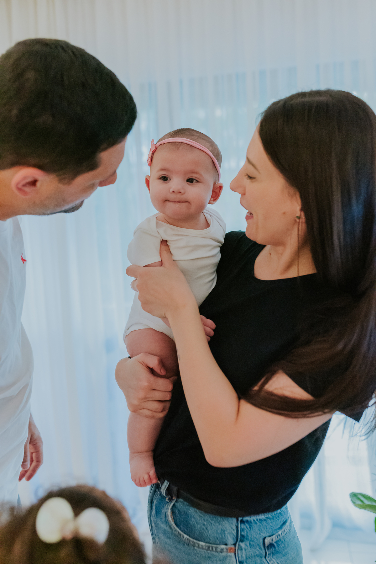 fotografia ensaio em casa acompanhamento fotografa familia Tijuca Rio de Janeiro 6 meses Cecilia 