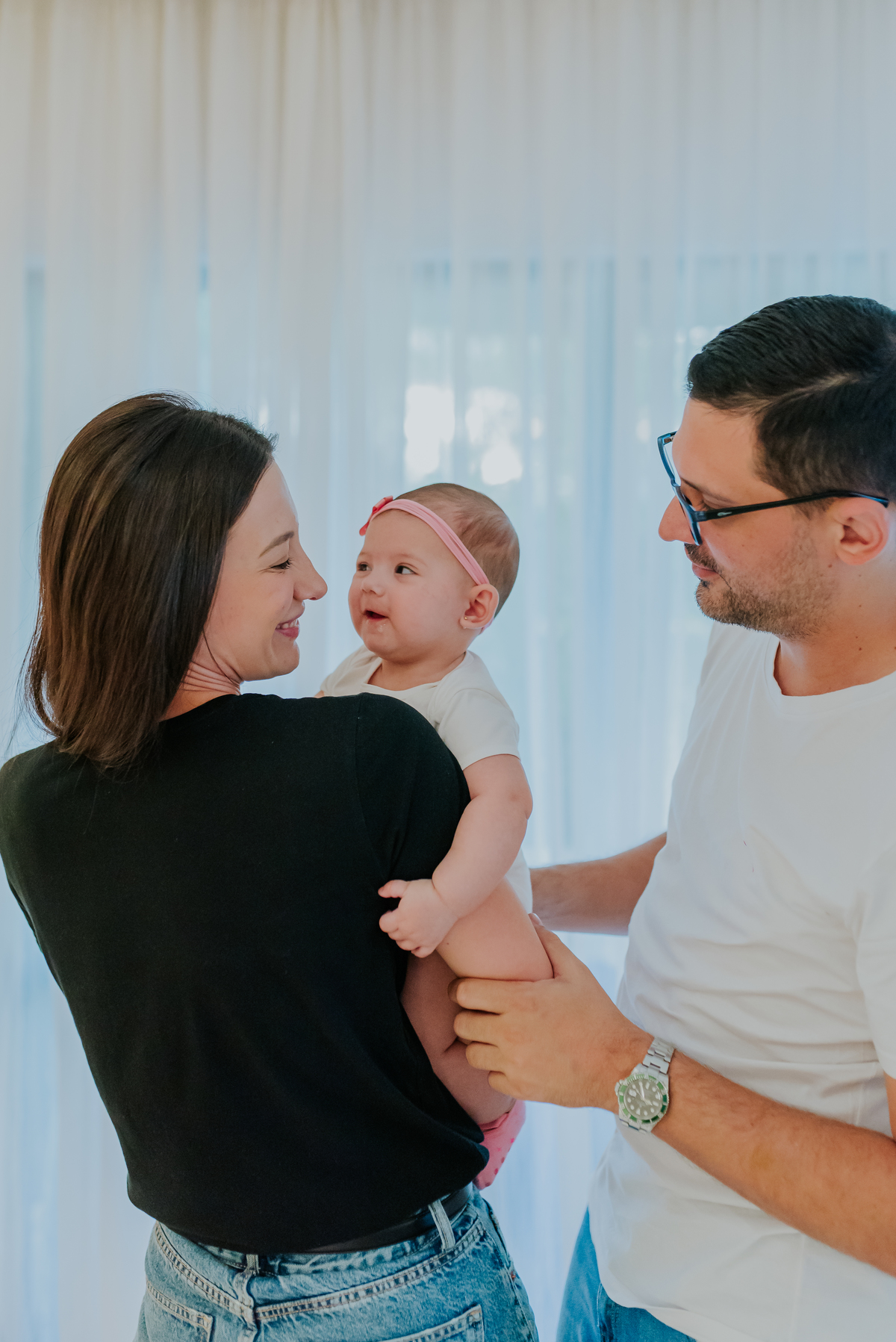 fotografia ensaio em casa acompanhamento fotografa familia Tijuca Rio de Janeiro 6 meses Cecilia 