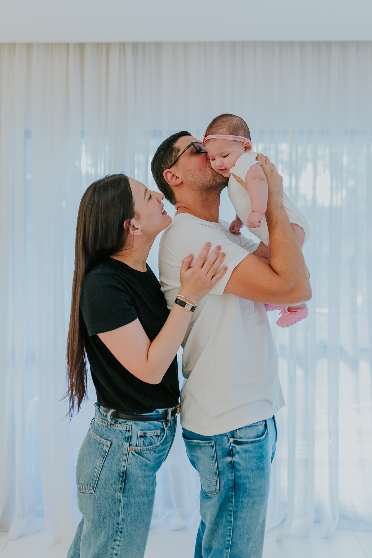 fotografia ensaio em casa acompanhamento fotografa familia Tijuca Rio de Janeiro 6 meses Cecilia 