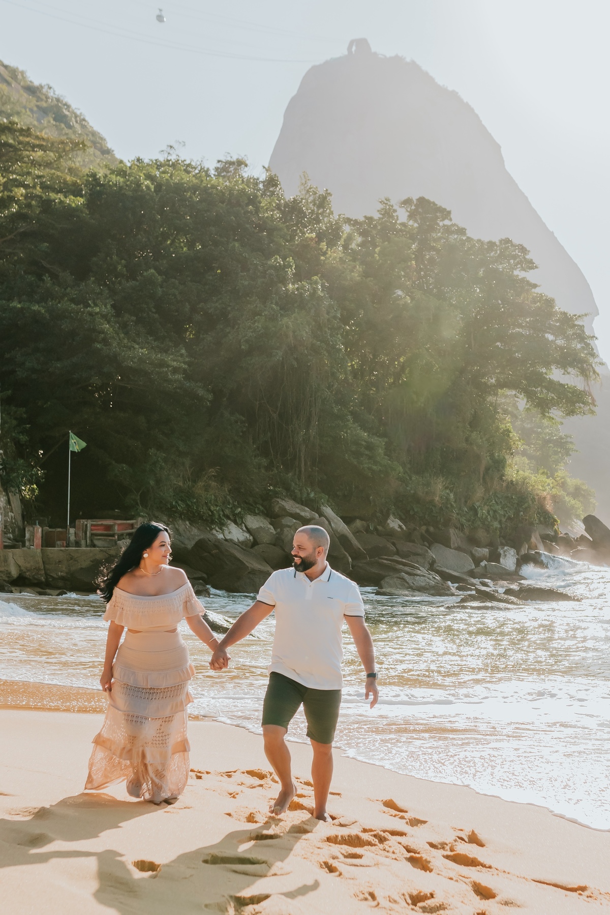 fotografia ensaio casal praia vermelha urca Rio de Janeiro fotografa sessão externa 