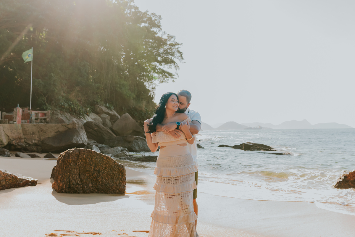 fotografia ensaio casal praia vermelha urca Rio de Janeiro fotografa sessão externa 