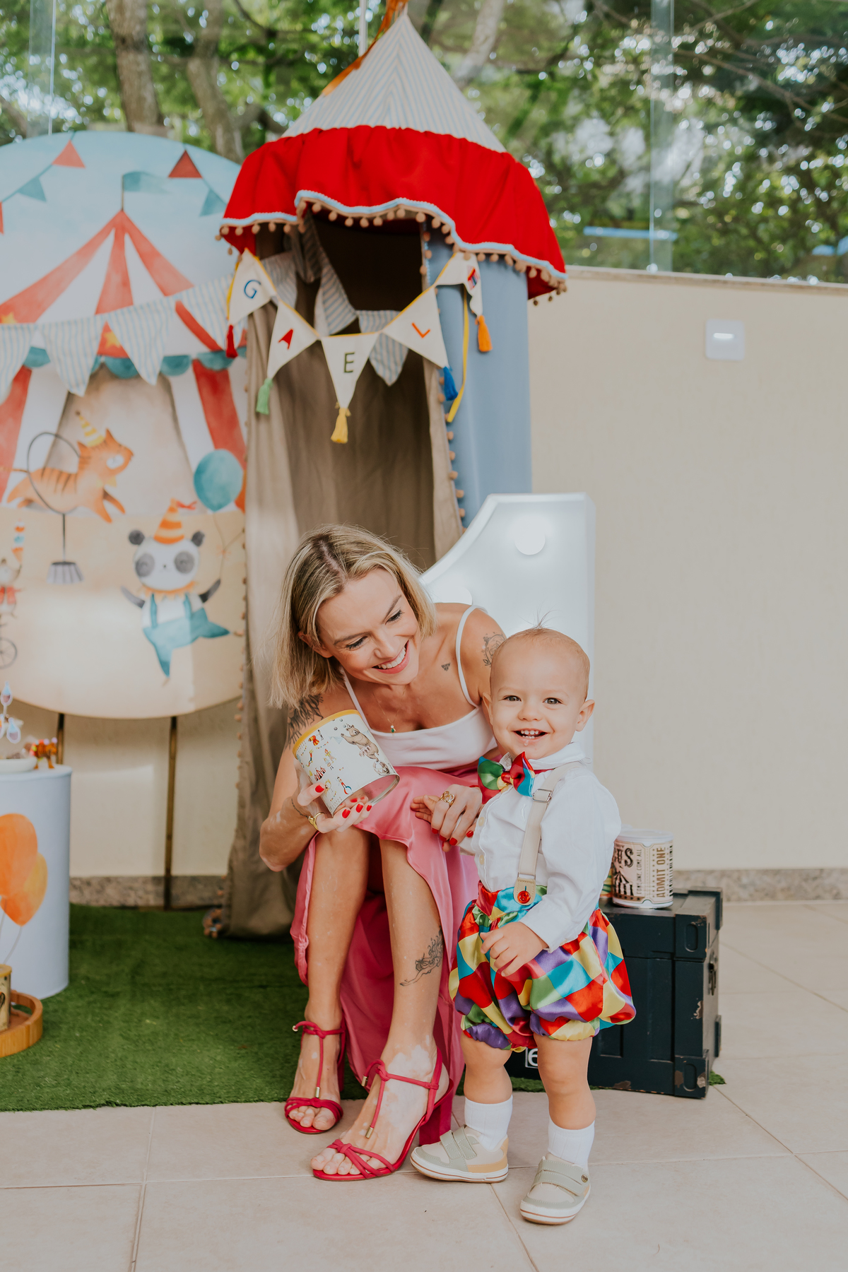 fotografia festa infantil 1 ano Gael tema circo Rio de Janeiro fotografa familia 